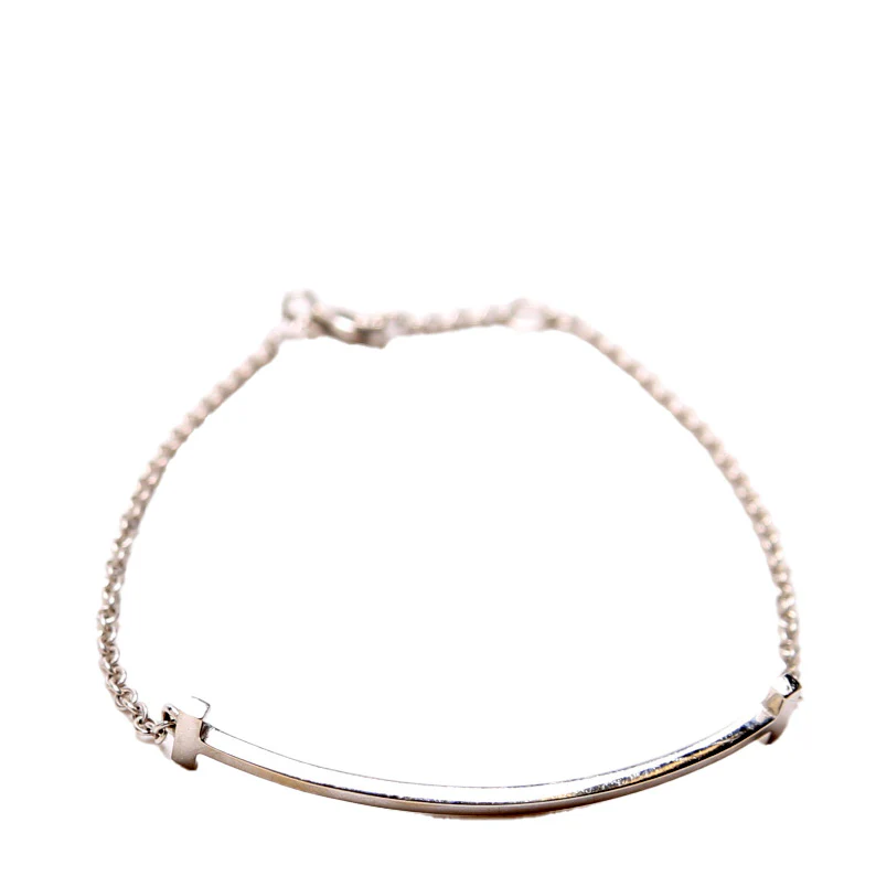 T Smile White Gold 750 Bracelet