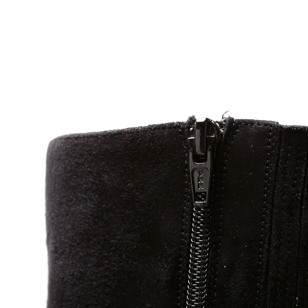 Tall Suede 80MM Boots Size 36.5 Black - Image 5