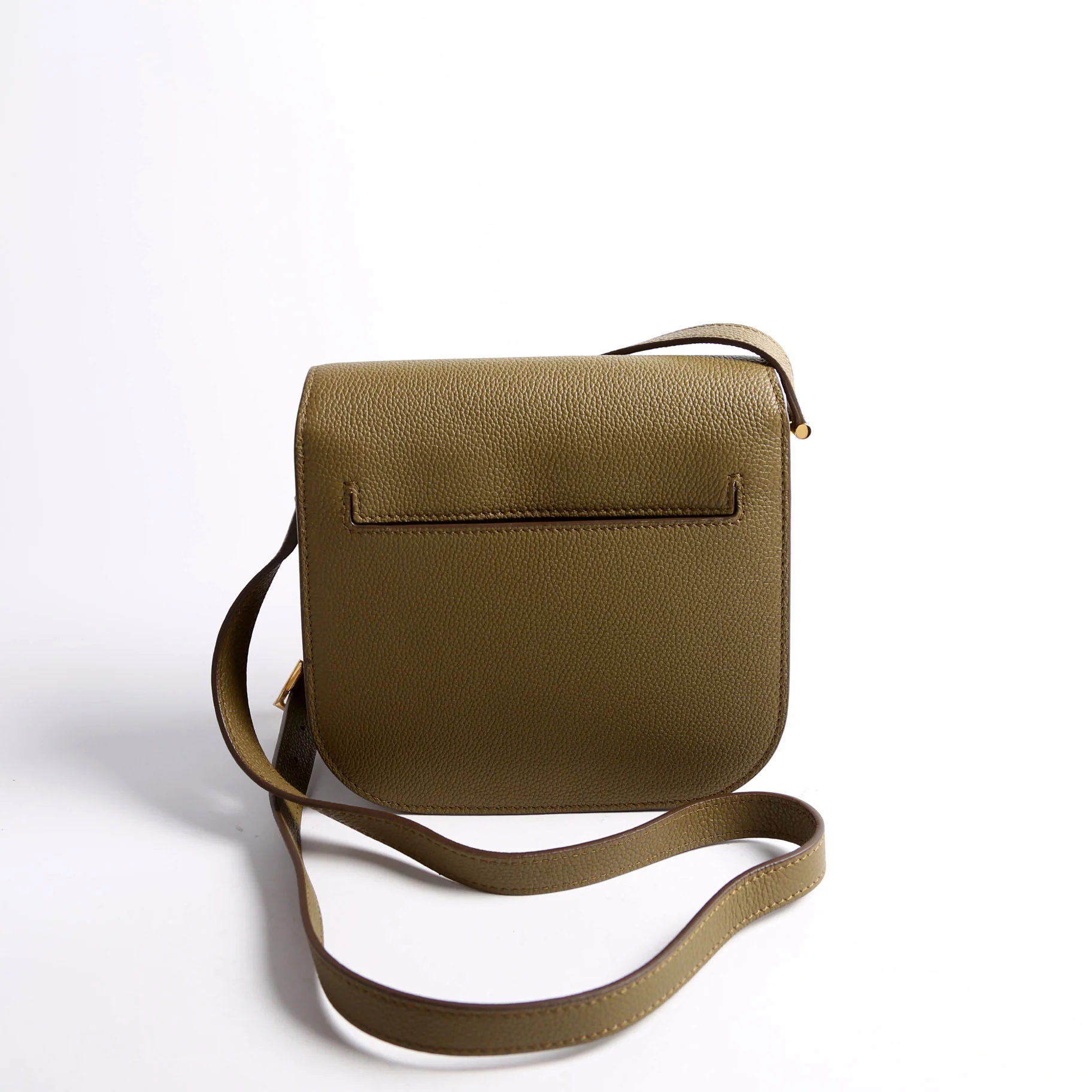 Tara Mini Crossbody Grained Calfskin Green - Image 2