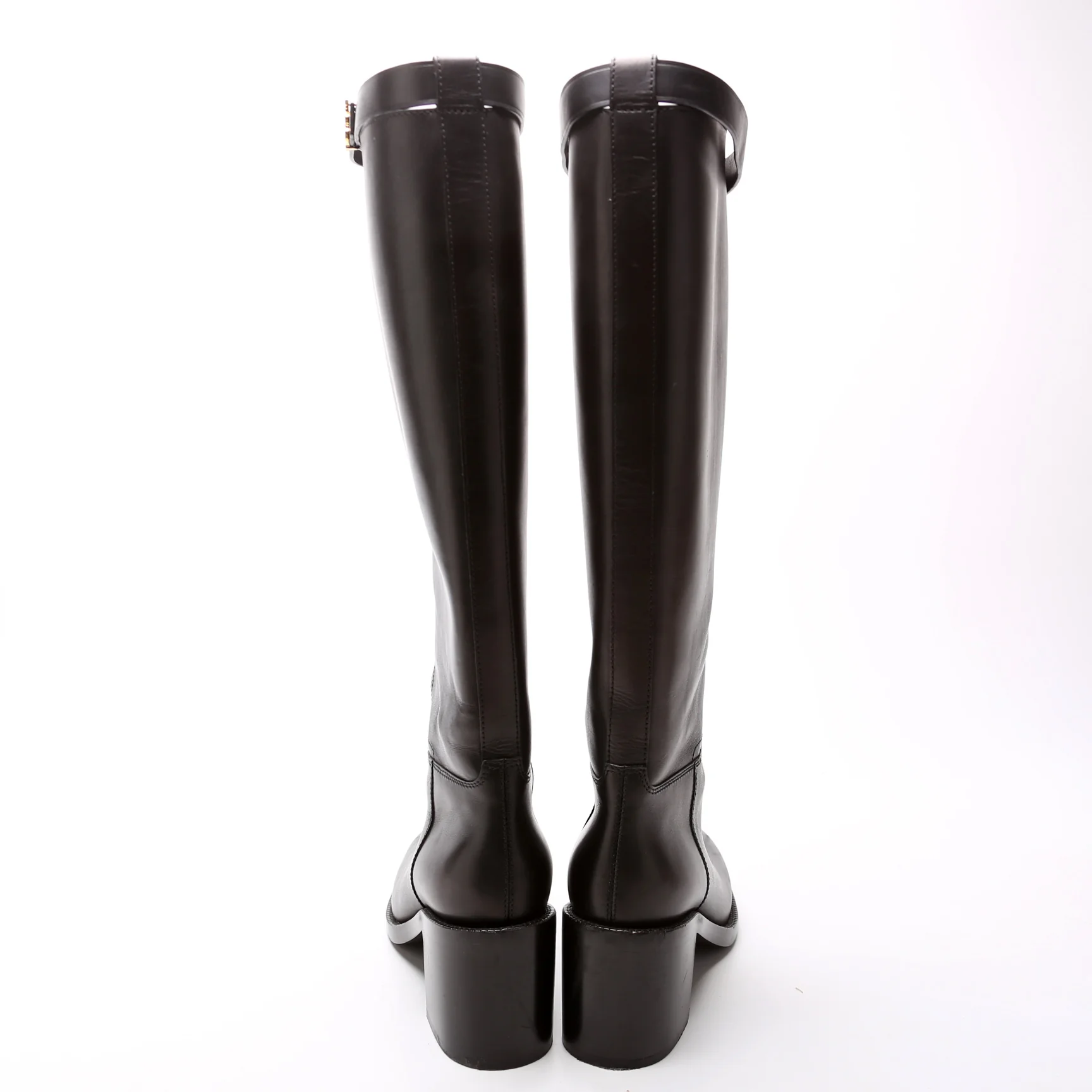TB Buckle Knee-High Boots Size 37 - Image 4