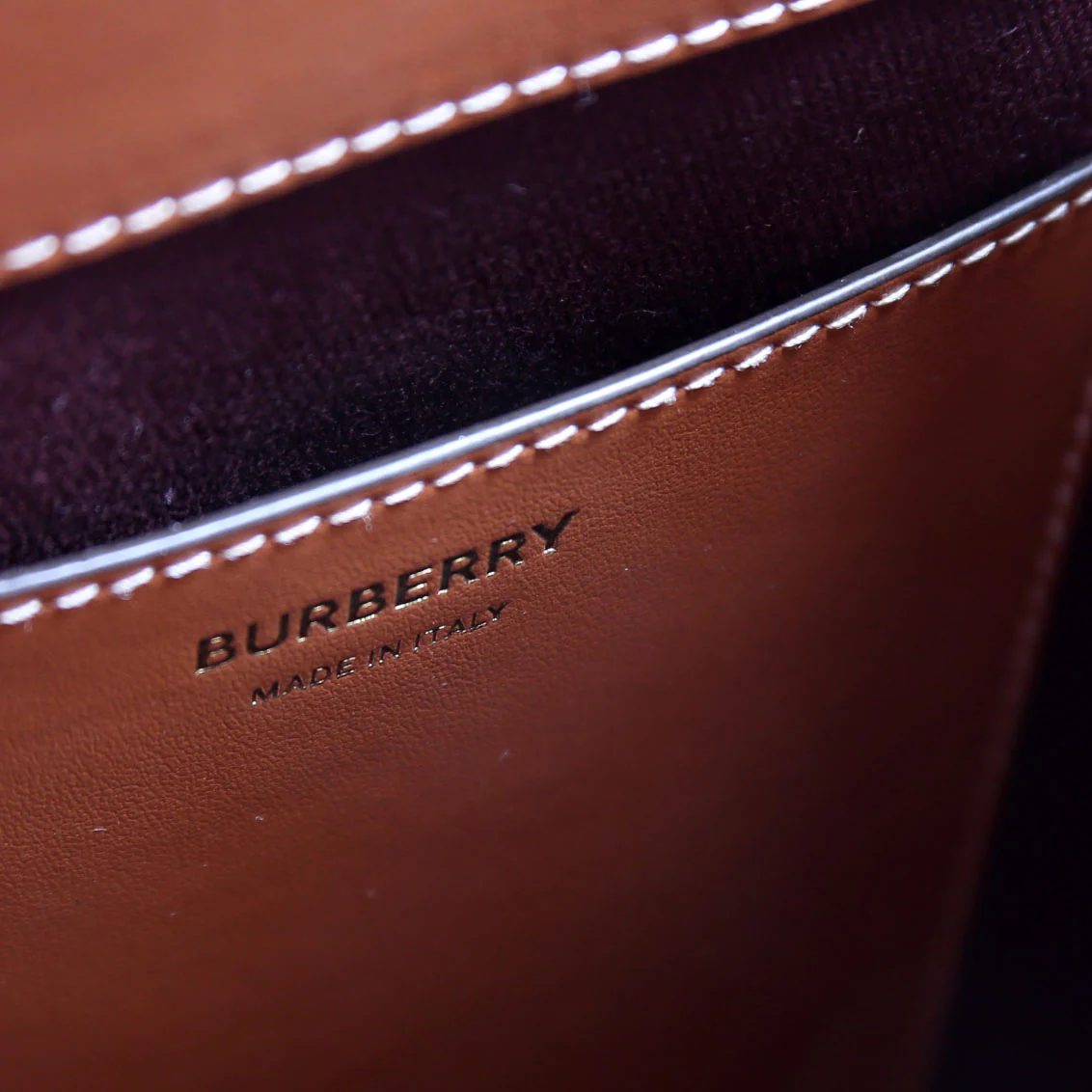 TB Check Bucket Bag Small - Image 7