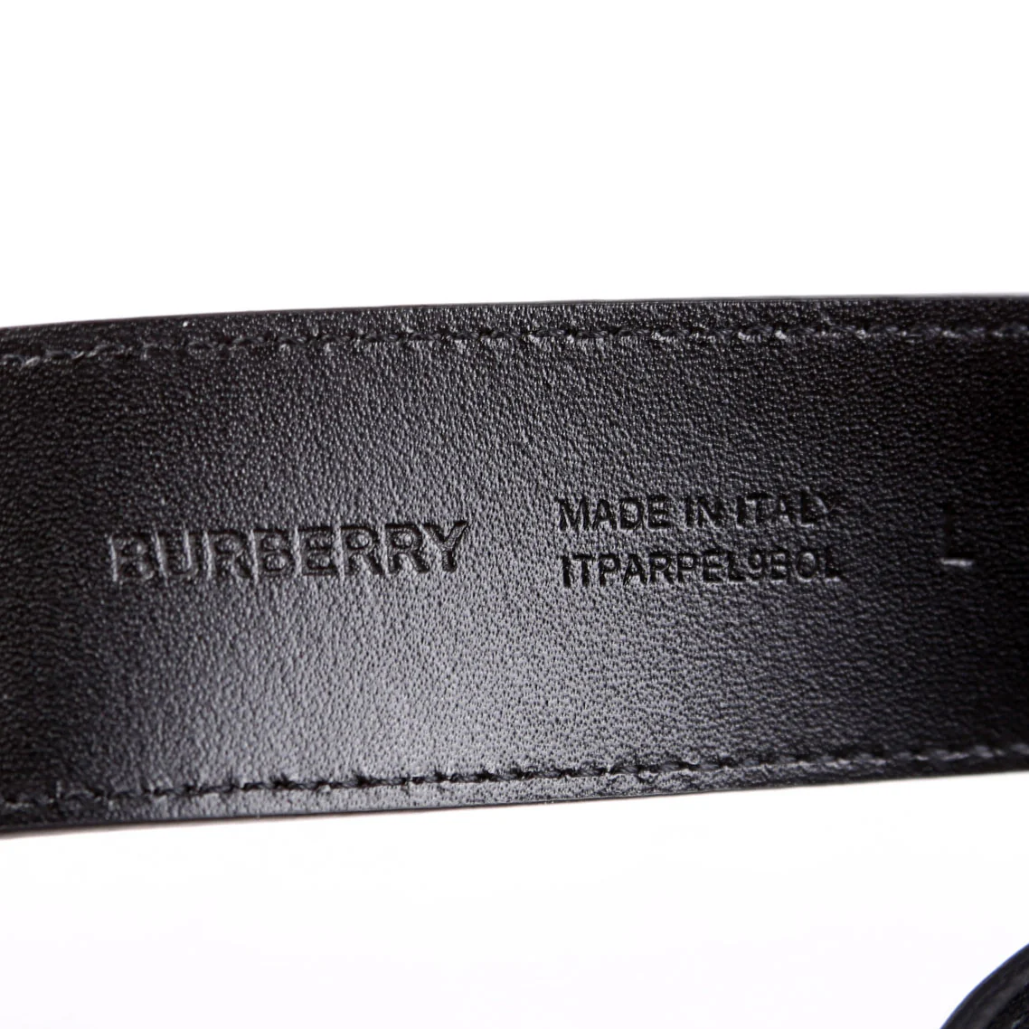 TB Logo Archive Check Belt Size Large Beige/Black - Image 4