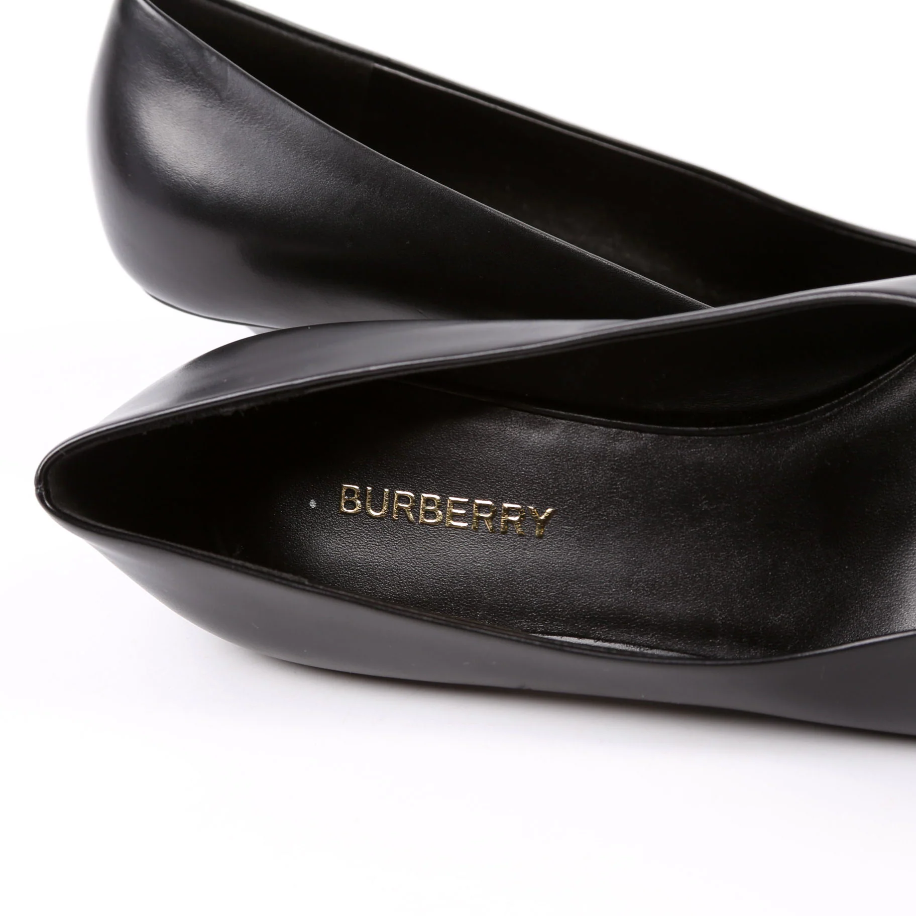 TB Logo Ezra 40MM Pointed Toe Pumps Size 37.5 - Image 6