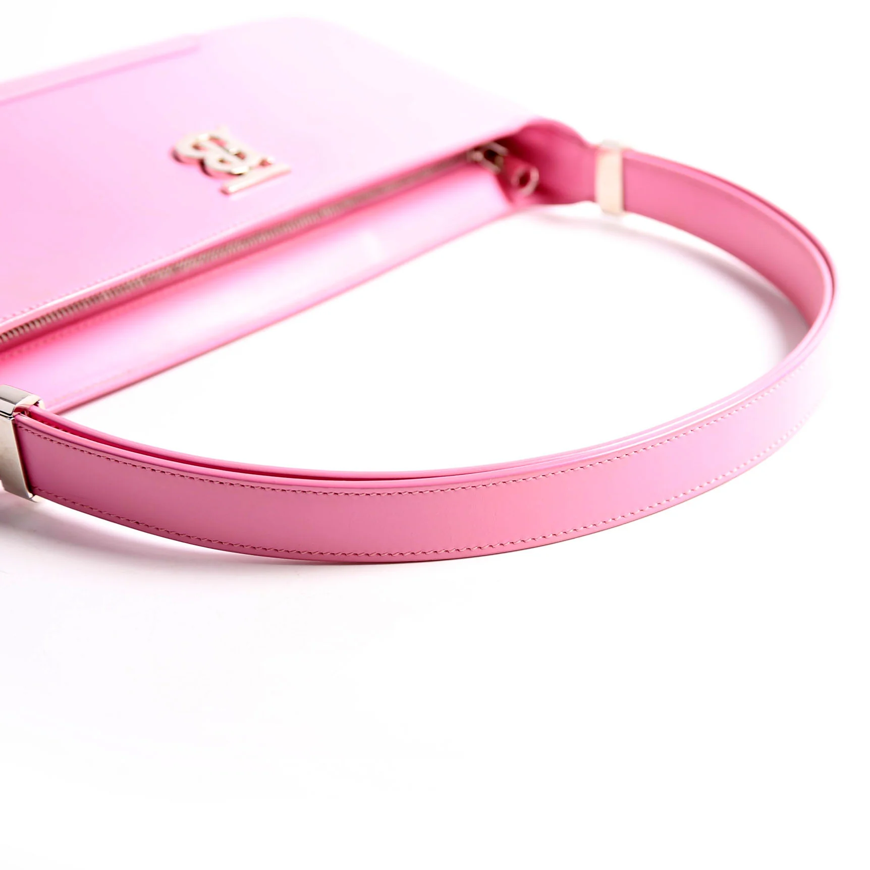 TB Zip Shoulder Bag Medium Pink - Image 8