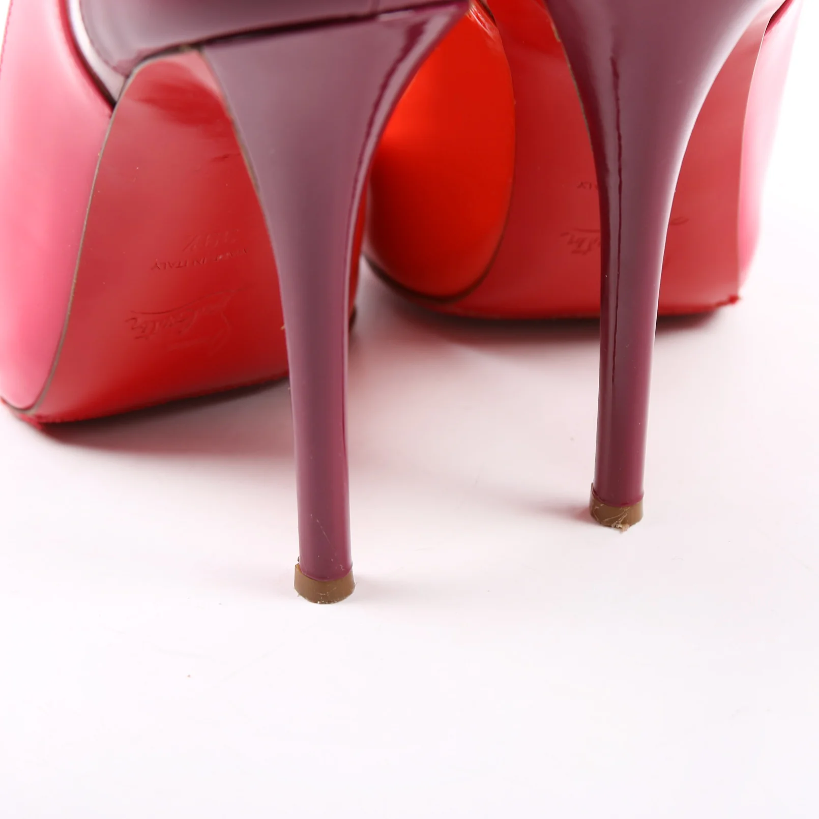 Technicatina 120 Patent/PVC Open Toe Pumps Size 39.5 - Image 11