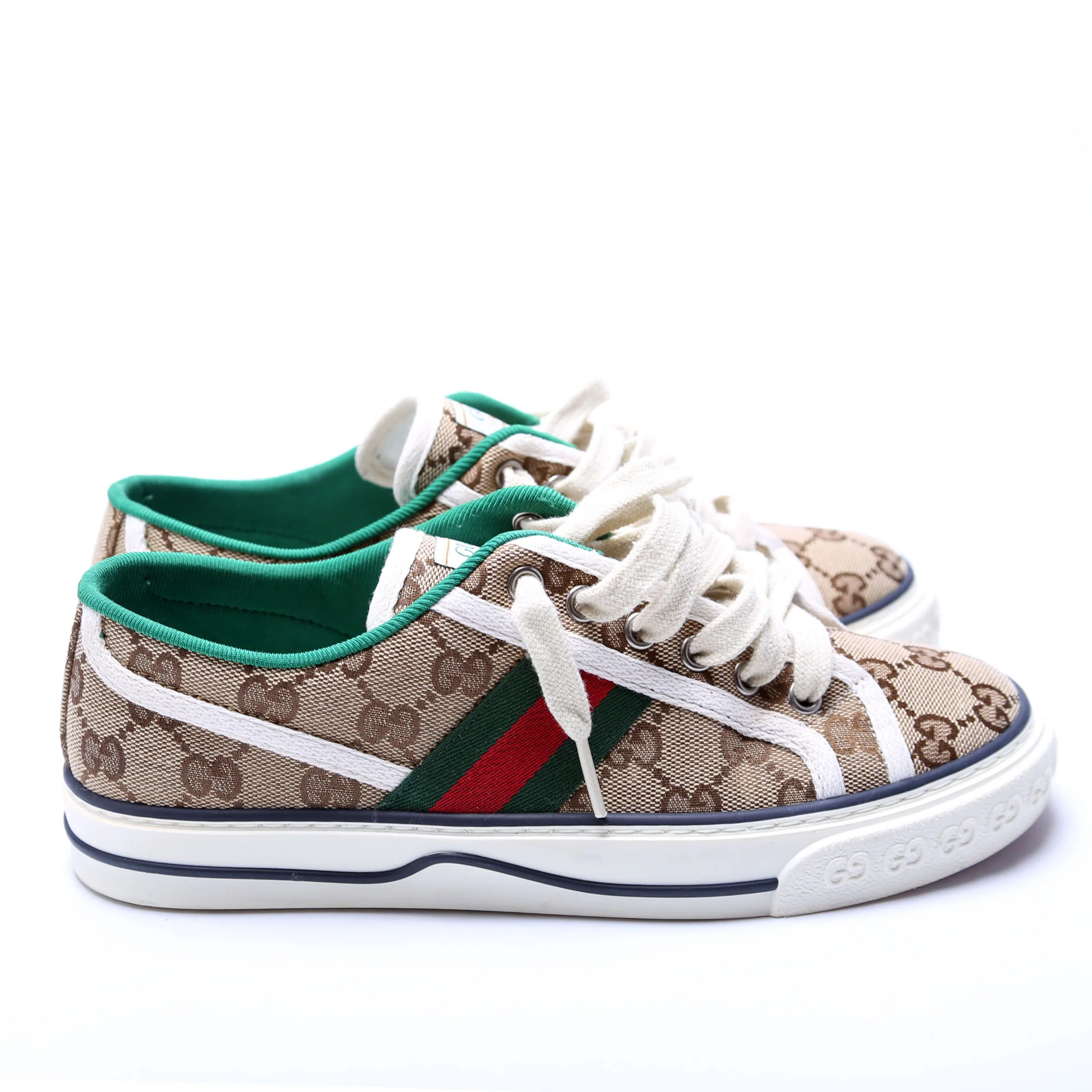 Tennis 1977 Sneakers Size 37 Beige/Green - Image 3