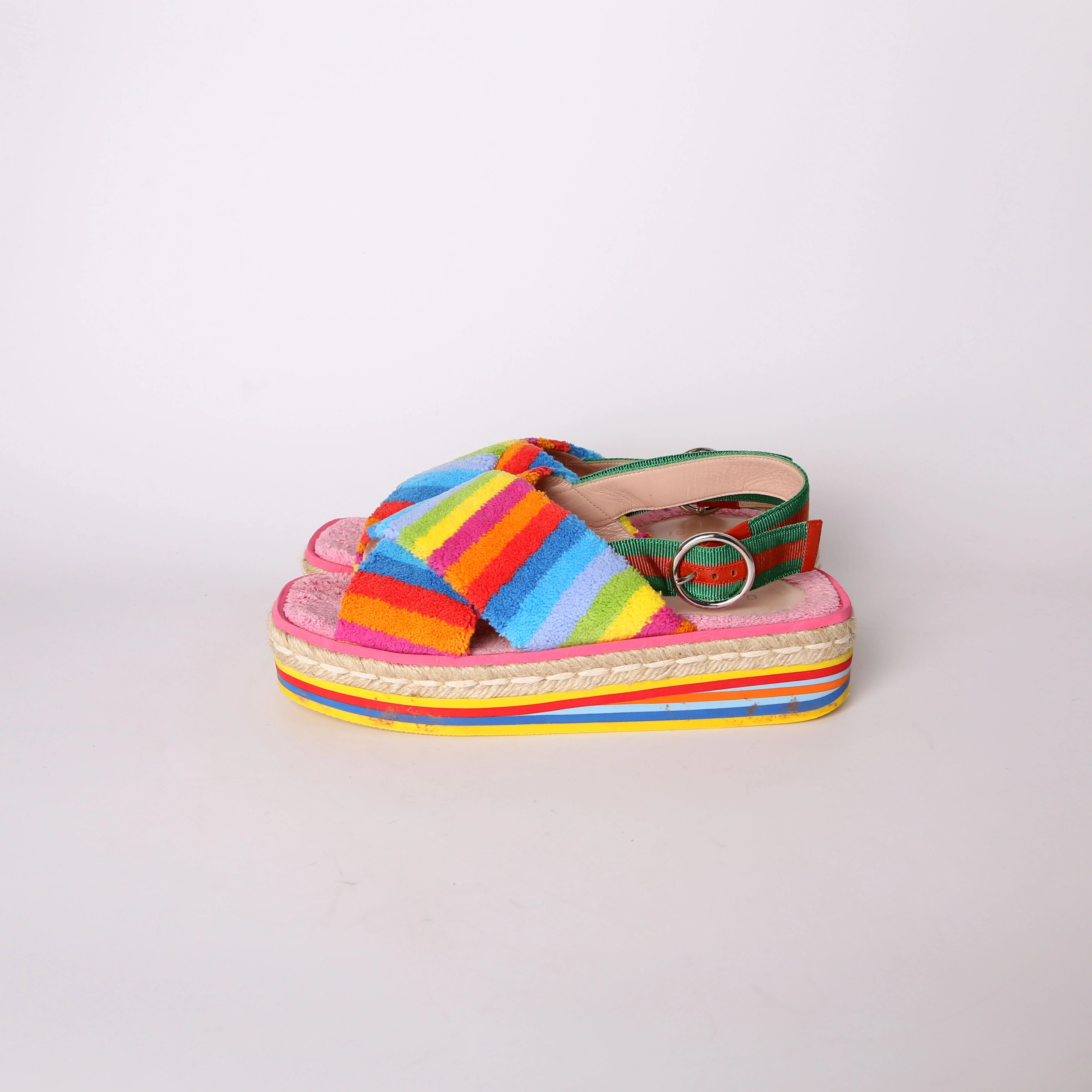 Terry Cloth Web Espadrilles Size 38 - Image 3