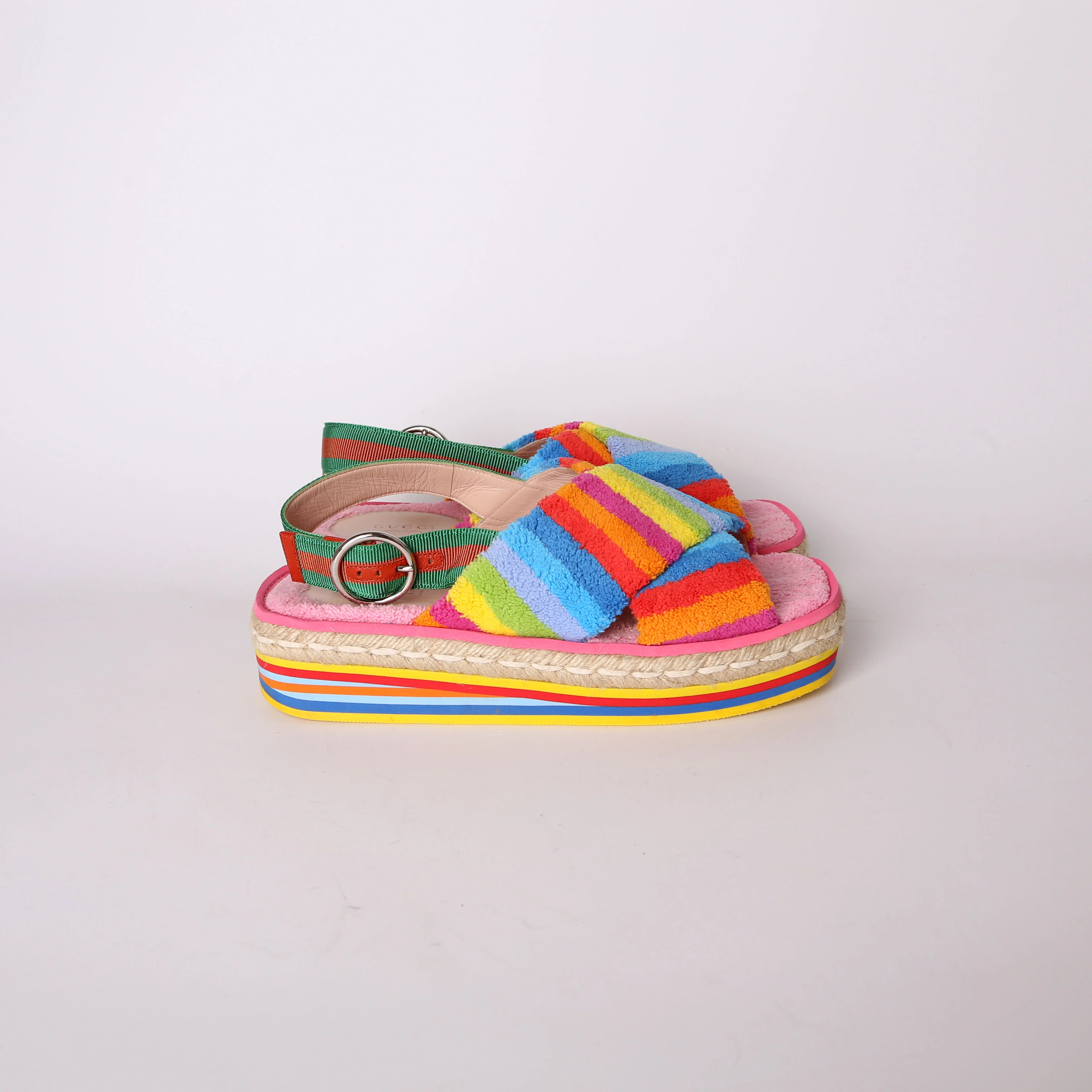 Terry Cloth Web Espadrilles Size 38 - Image 5