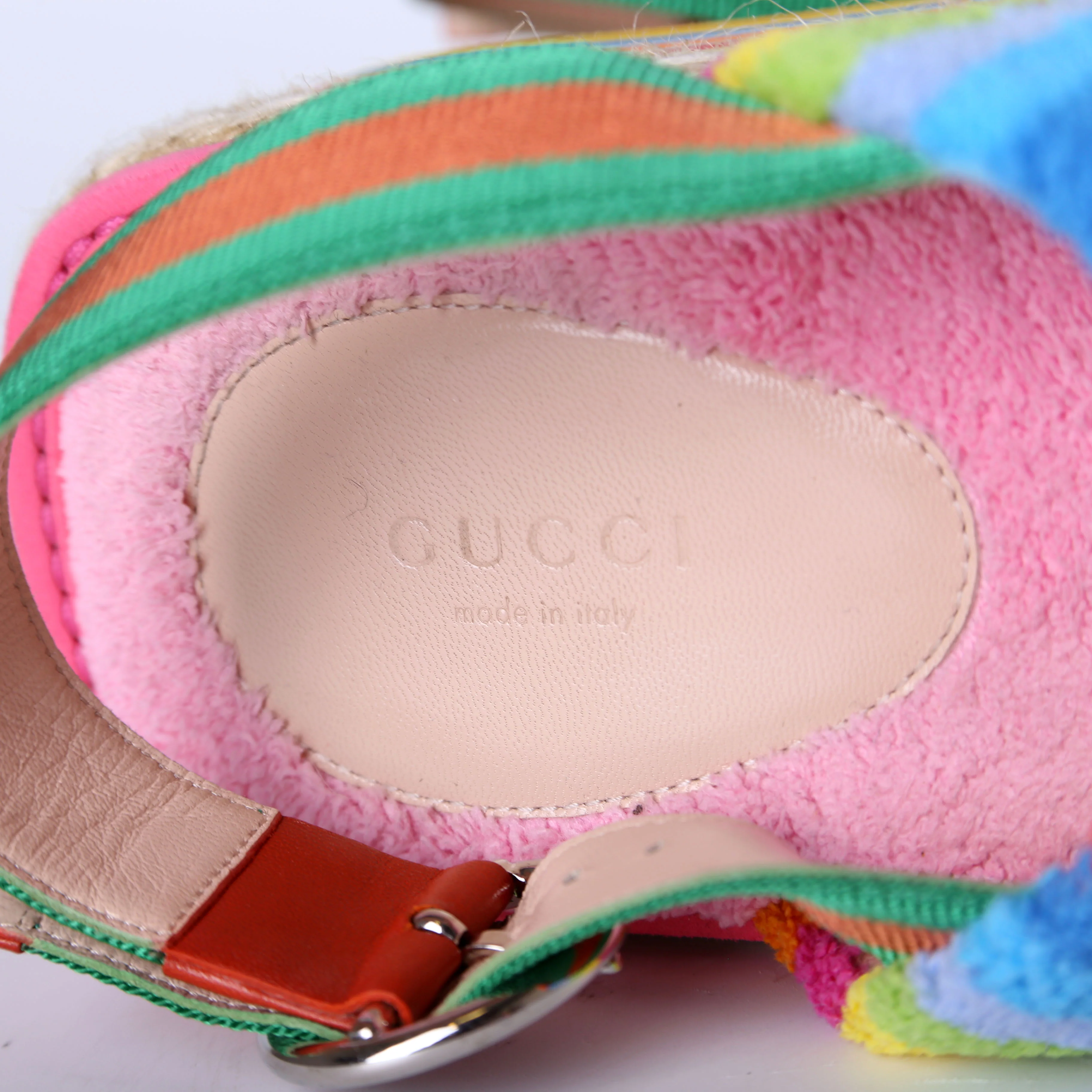 Terry Cloth Web Espadrilles Size 38 - Image 6