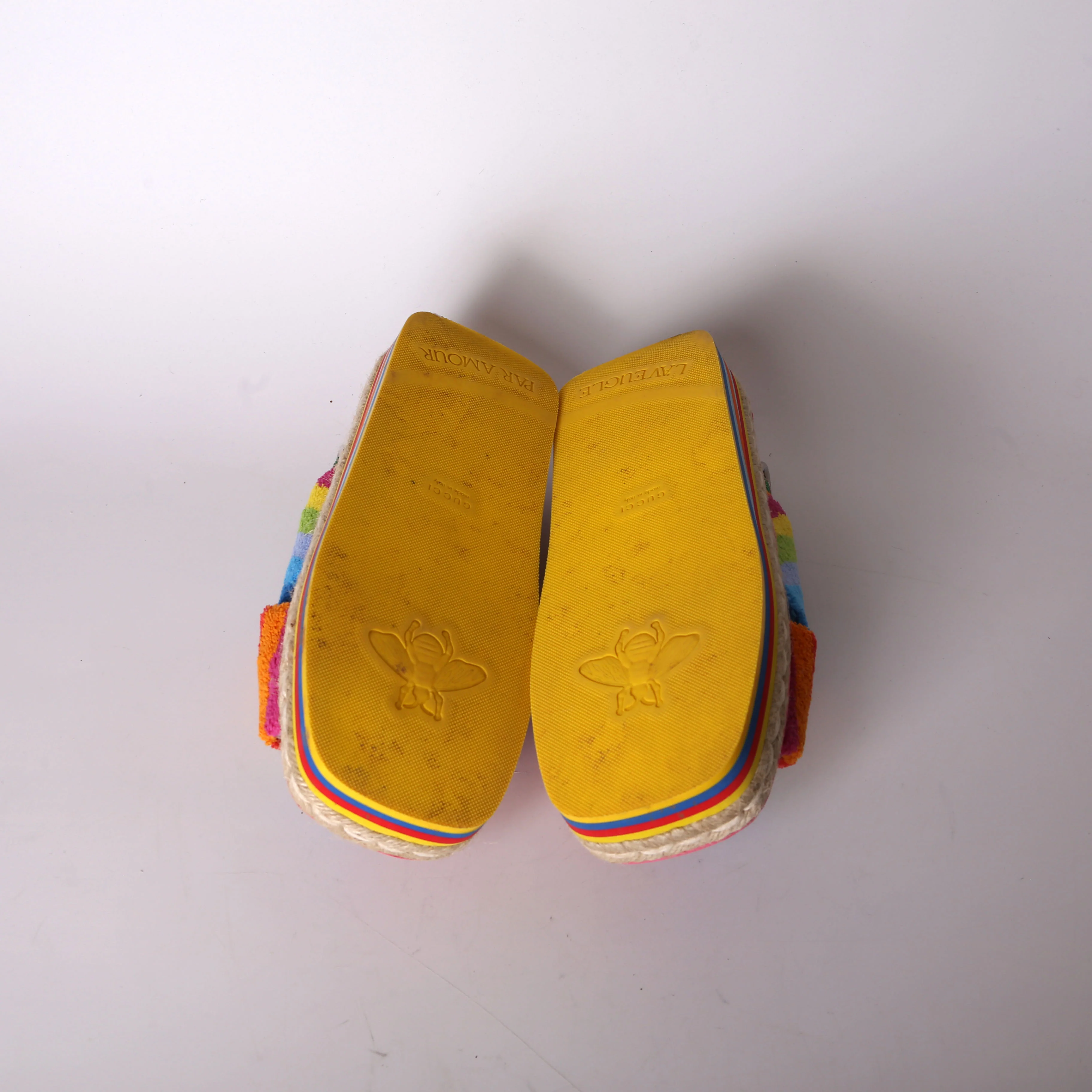 Terry Cloth Web Espadrilles Size 38 - Image 7
