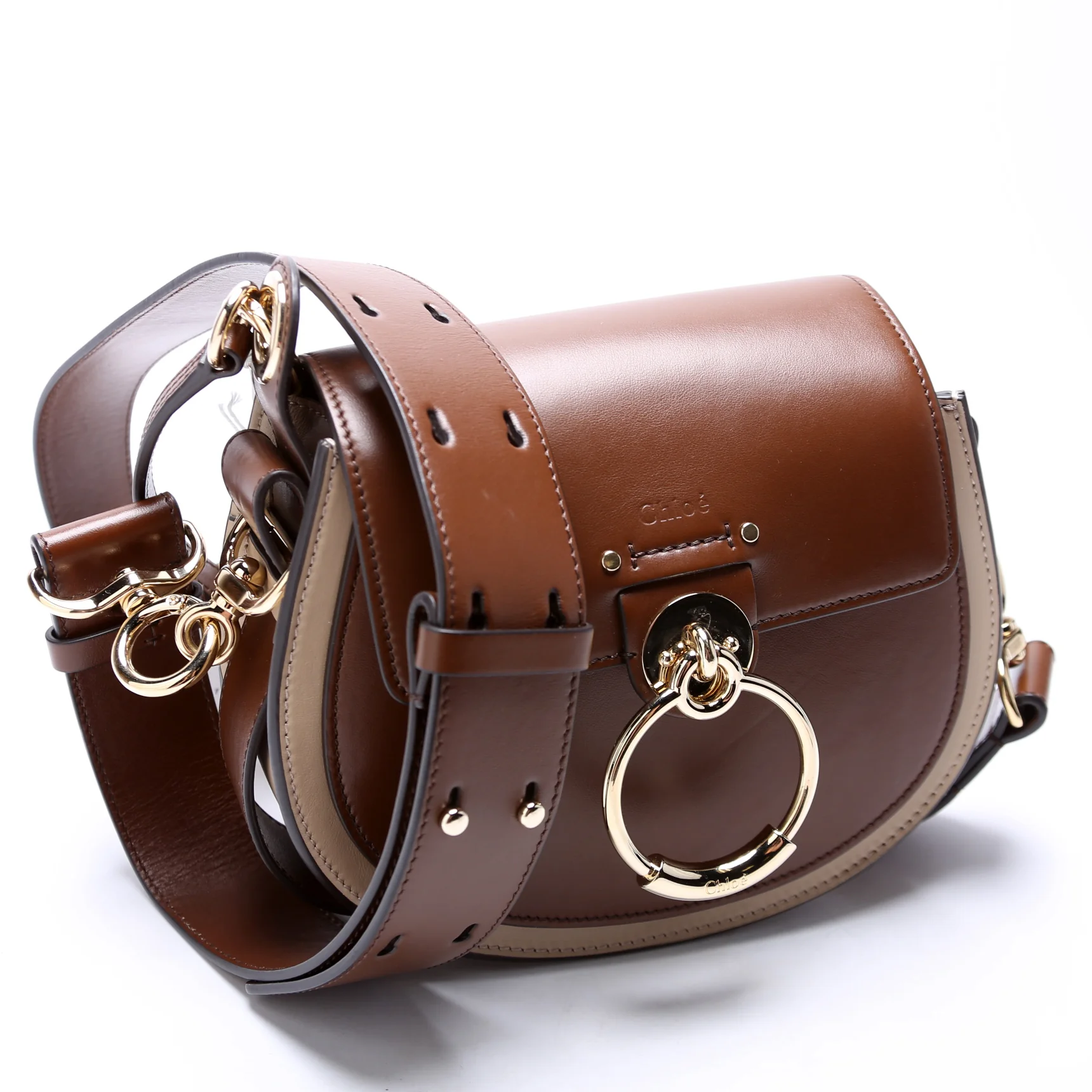 Tess Bag Large Calfskin Brown - Image 2