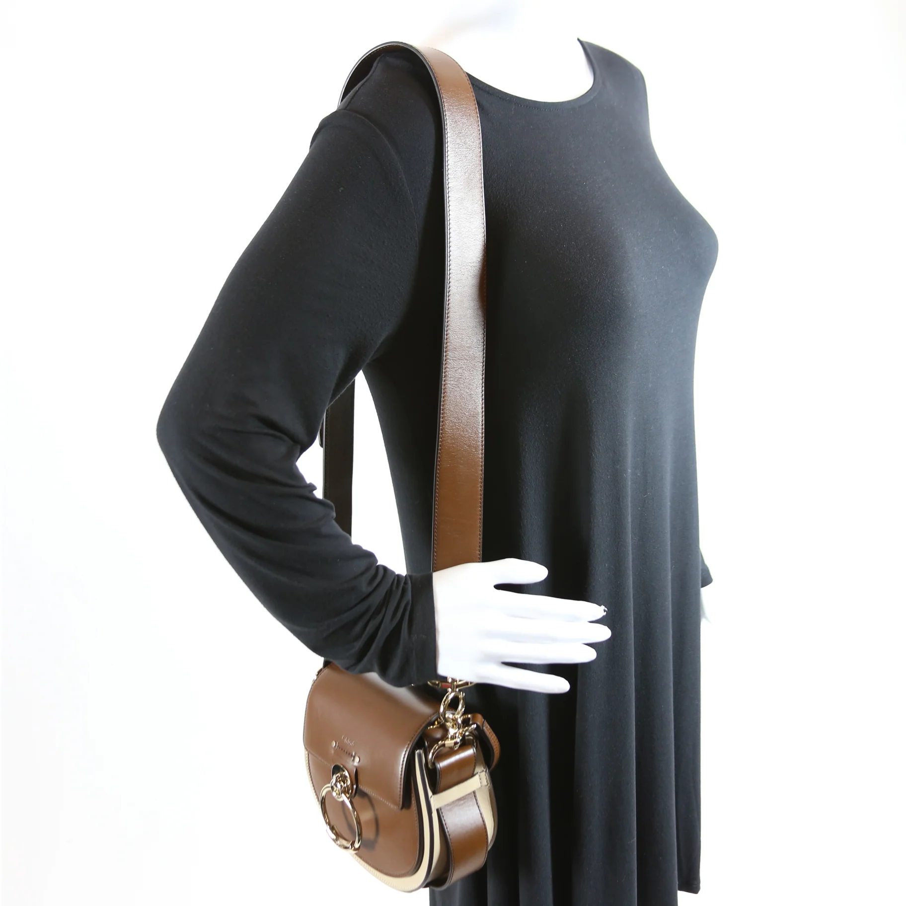 Tess Bag Large Calfskin Brown - Image 8