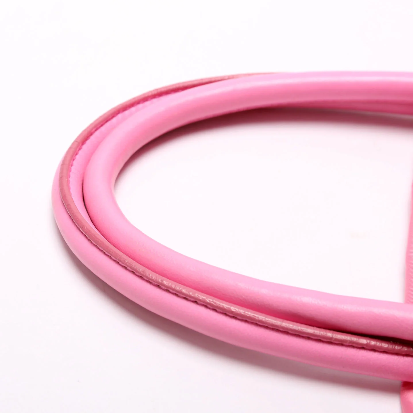 Tessuto Nylon Bow Tote Pink/Gold - Image 8