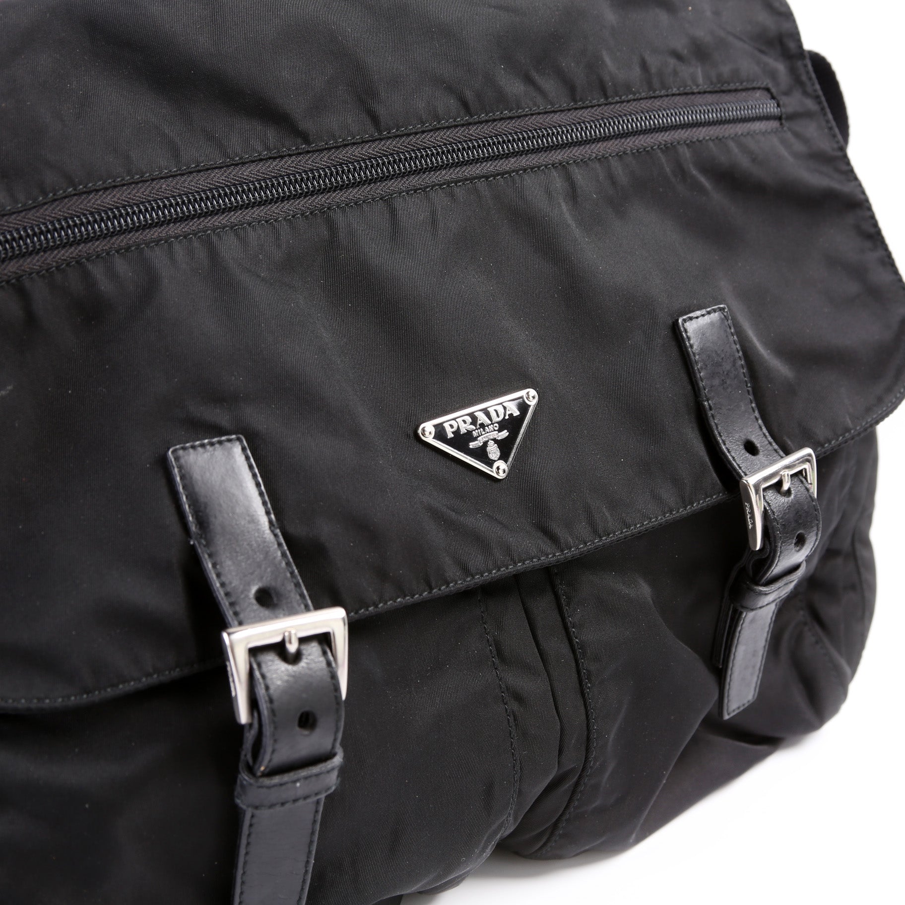 Tessuto Nylon Buckle Messenger - Image 9