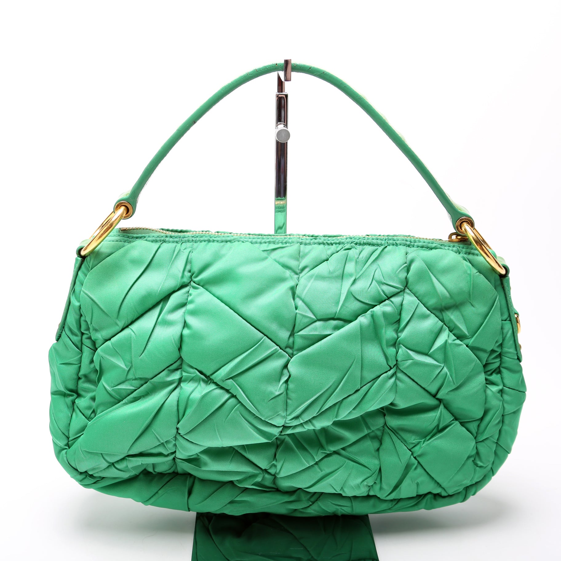 Tessuto Nylon Chevron Quilted Shoulder Bag - Image 3