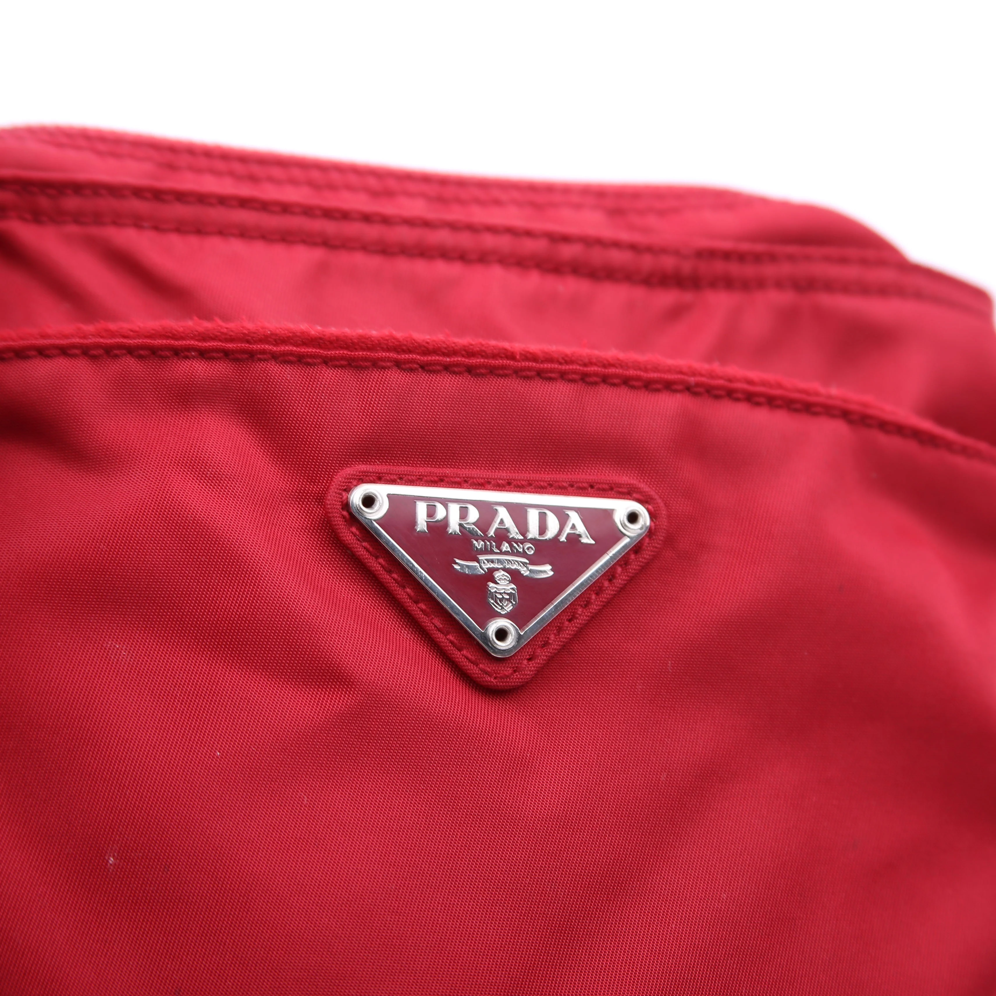 Tessuto Nylon Mini Crossbody Red - Image 10