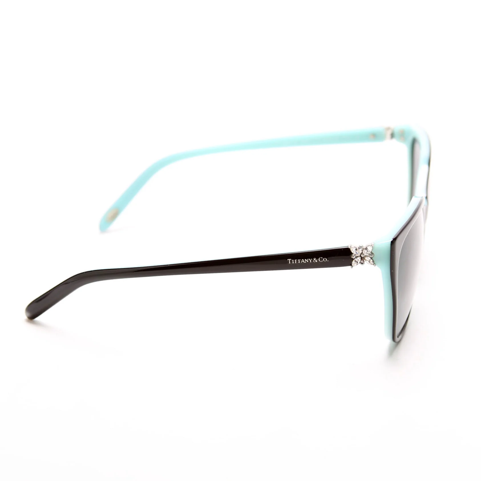 TF4089B Limited Edition Sunglasses Black/Teal - Image 3