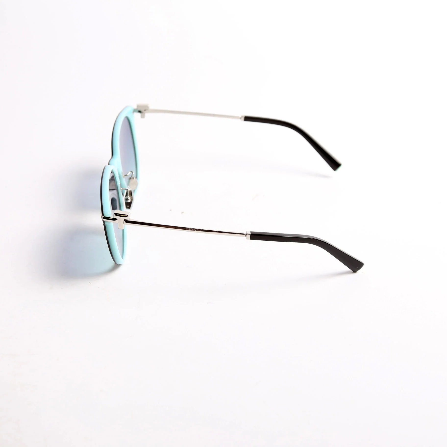TF4224-D Round Sunglasses Black/Navy - Image 2