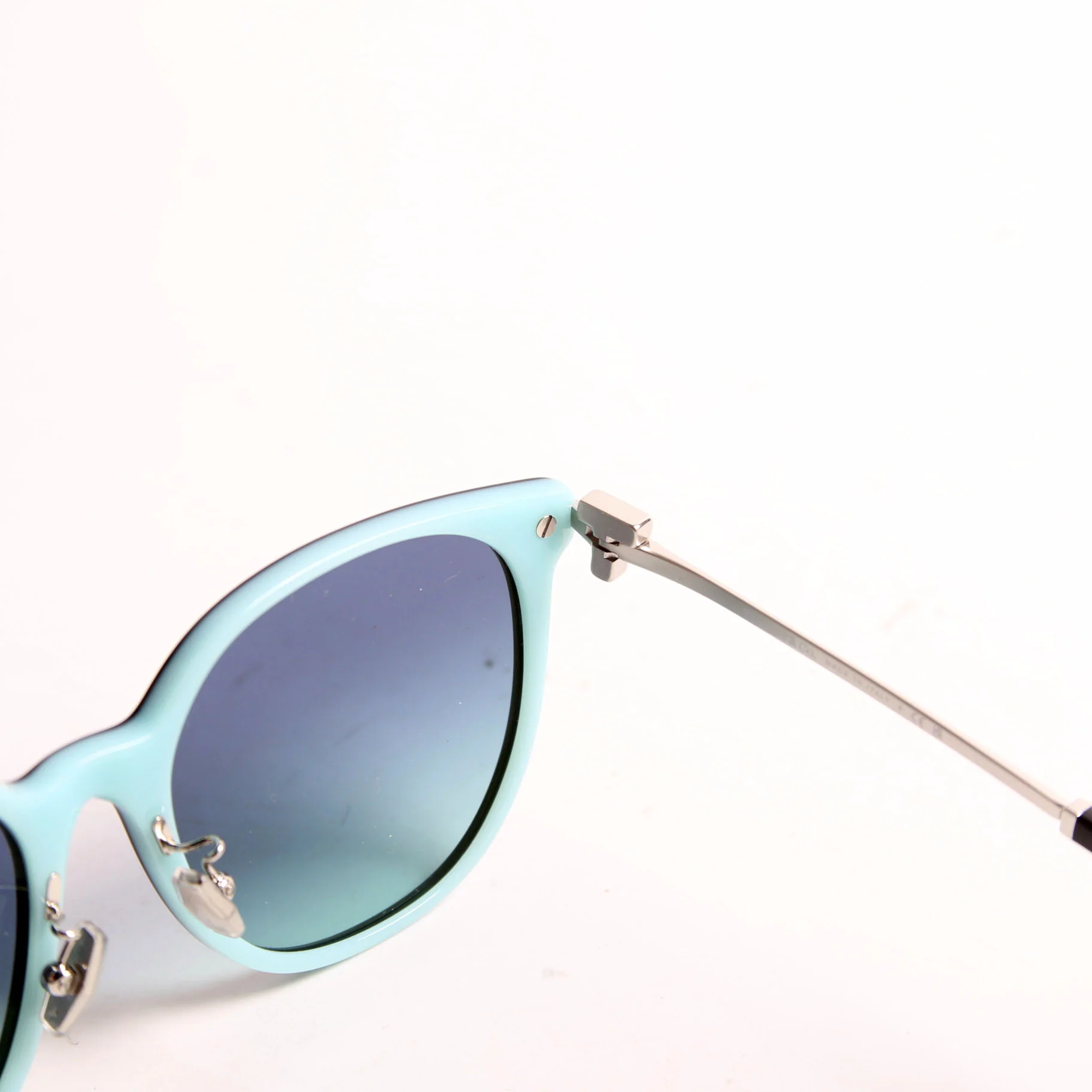 TF4224-D Round Sunglasses Black/Navy - Image 6