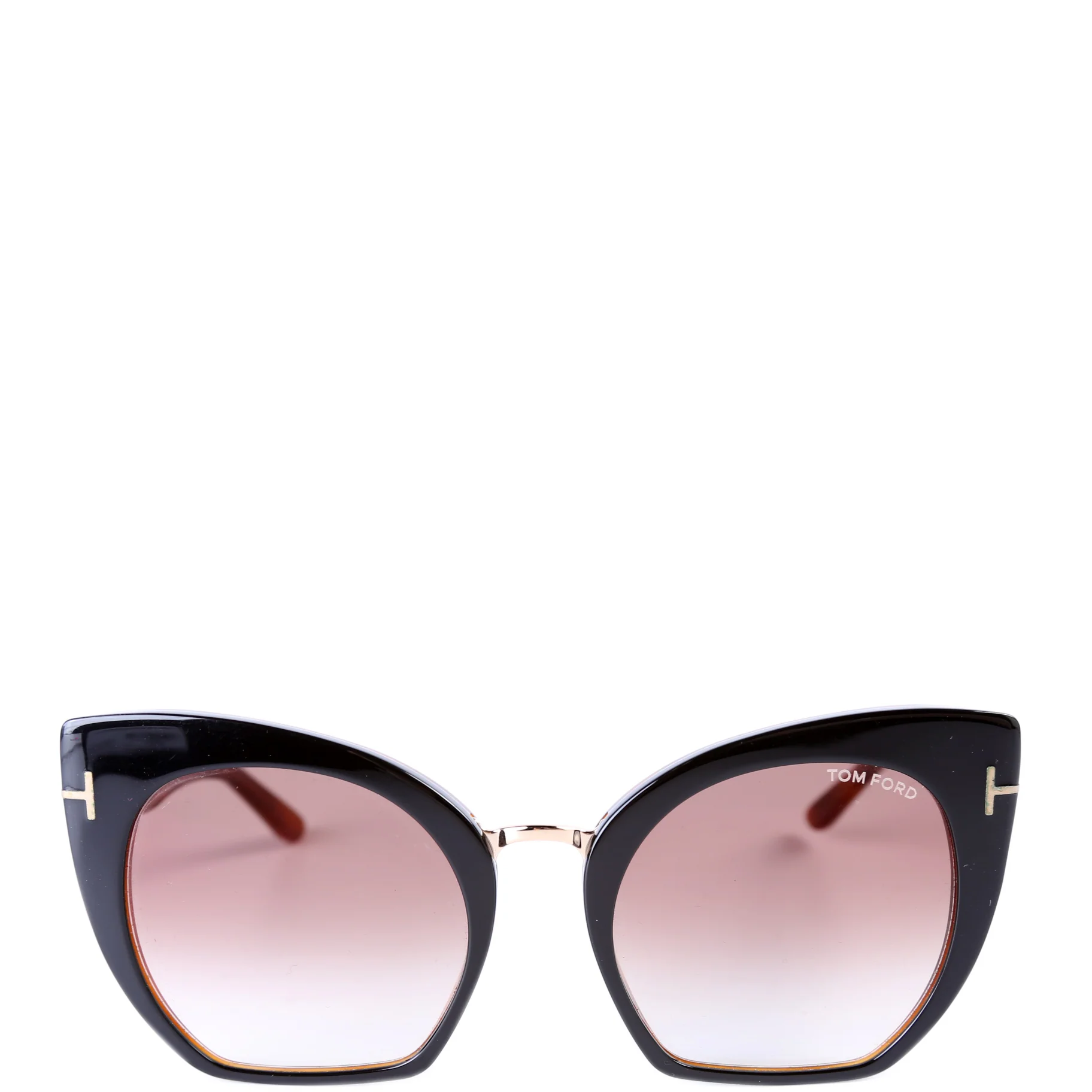 TF553 Samantha Cat Eye Sunglasses Black/Brown