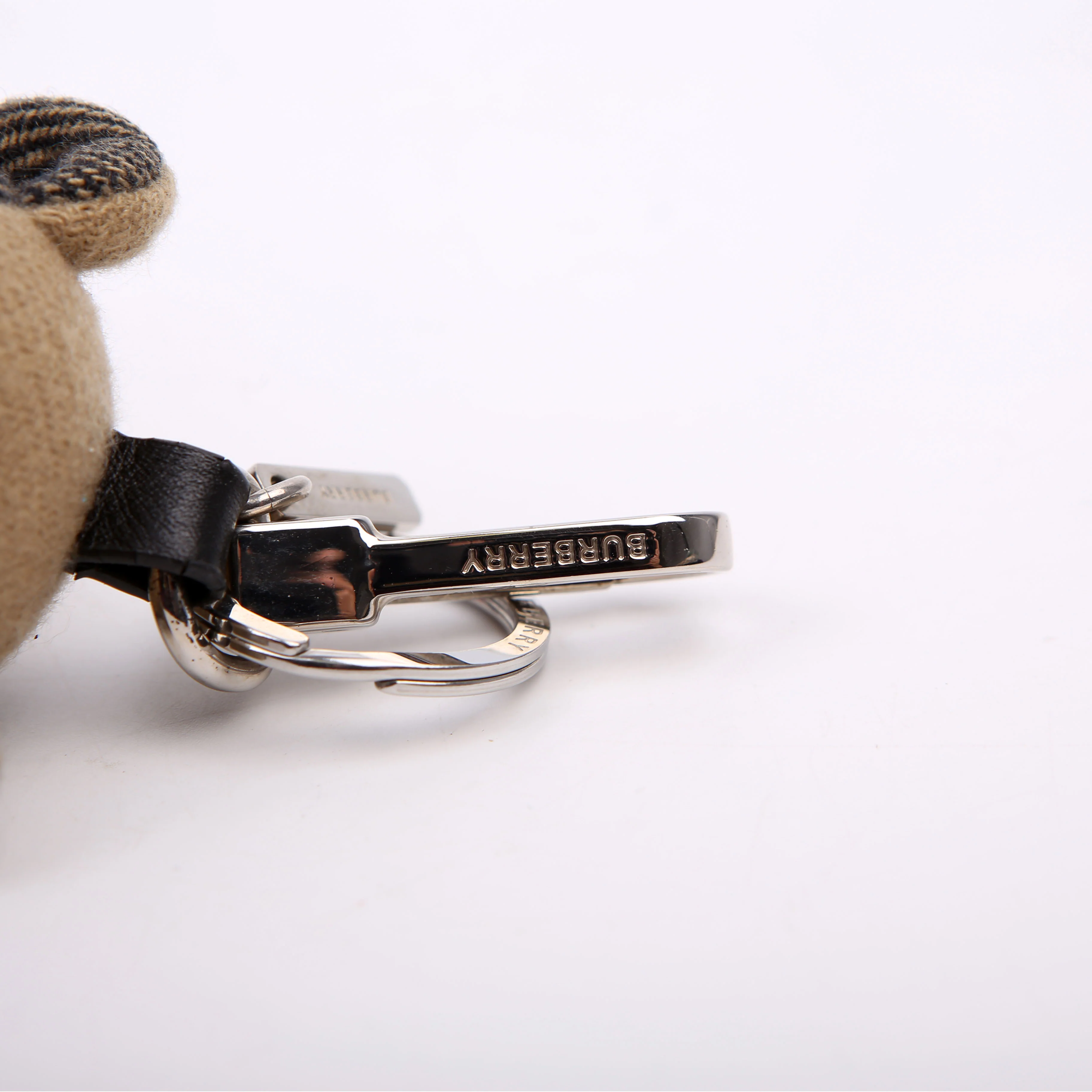 Thomas Bear With Trench Coat Cashmere Key Chain - Image 3