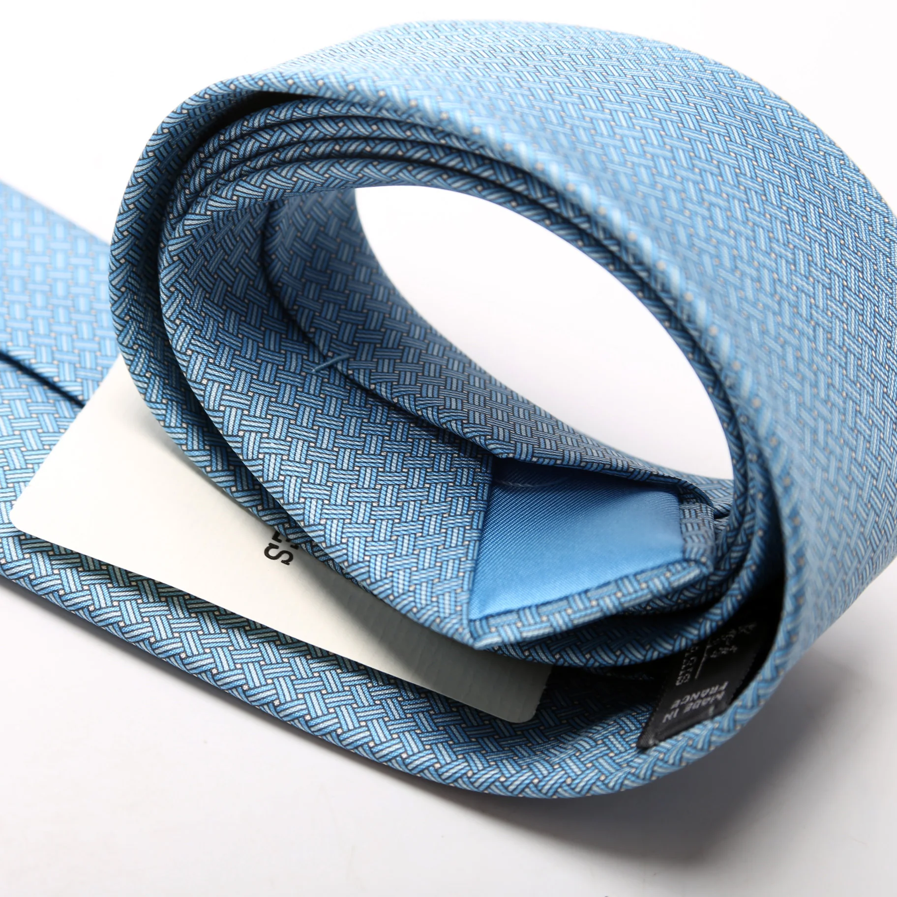 Tie: Cravate Twill Blue - Image 3