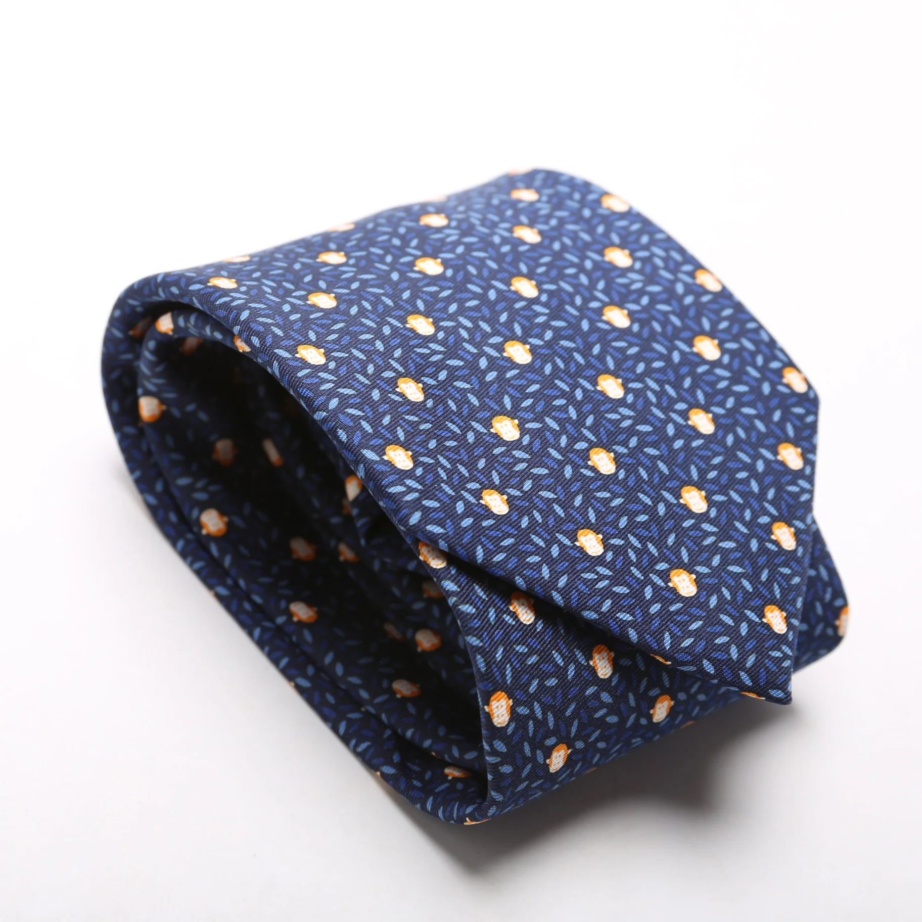 Silk Tie Monkey Blue - Image 2
