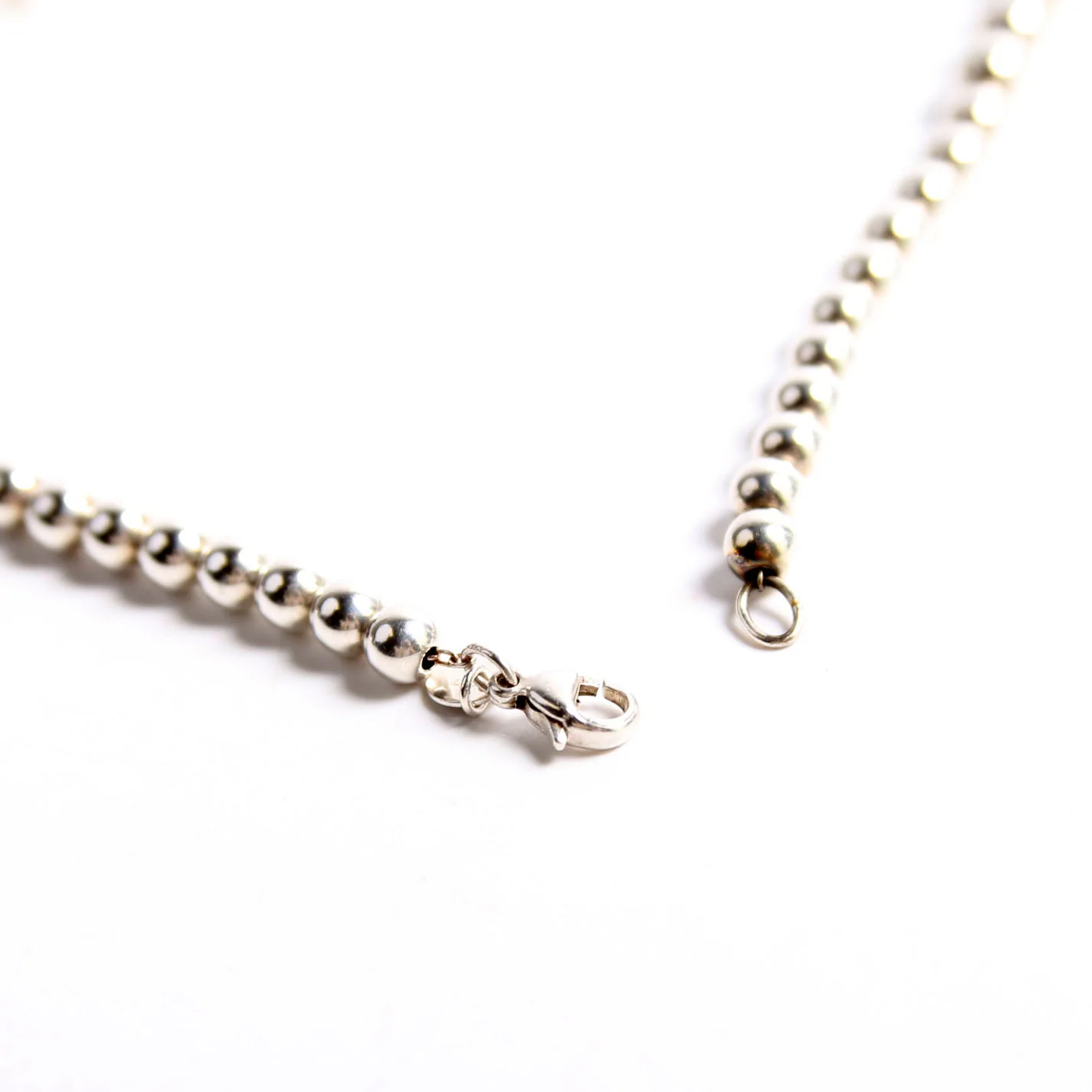 Tiffany Hardware Graduated Ball Necklace 925 - Image 5
