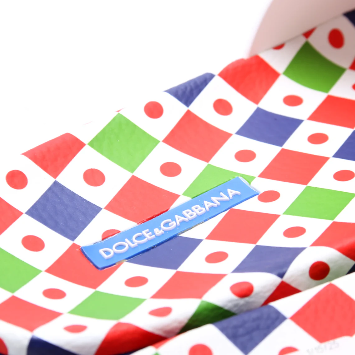 Tile Printed Rubber Slides Size 39 Multicolor - Image 5