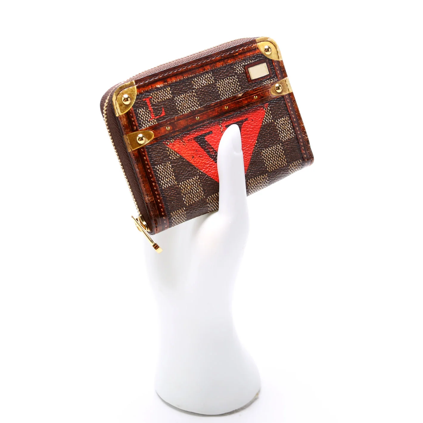 Time Trunk Zippy Coin Purse Damier Ebene - Image 8