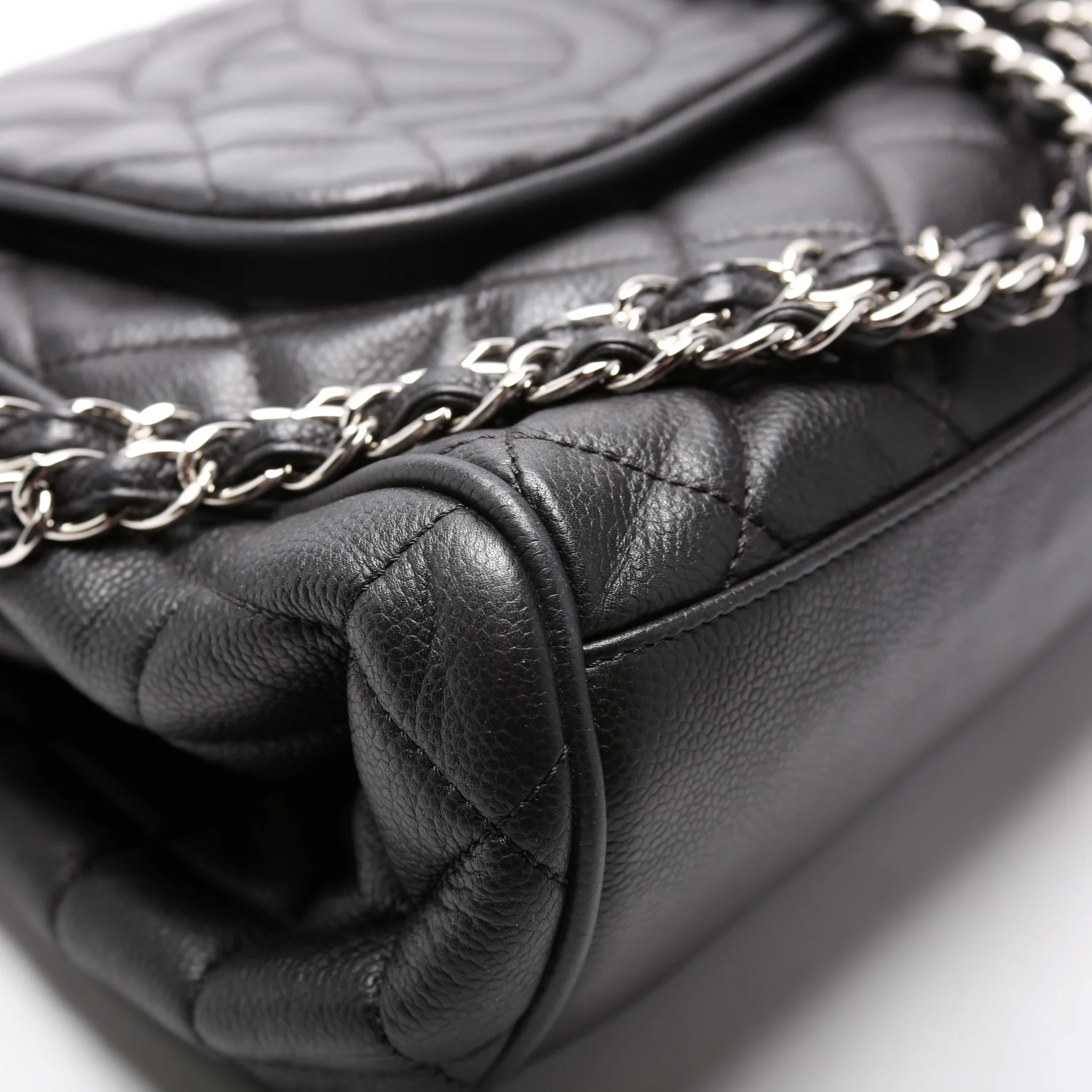 Timeless CC Accordion Flap Bag Quilted Caviar 15M - Image 5