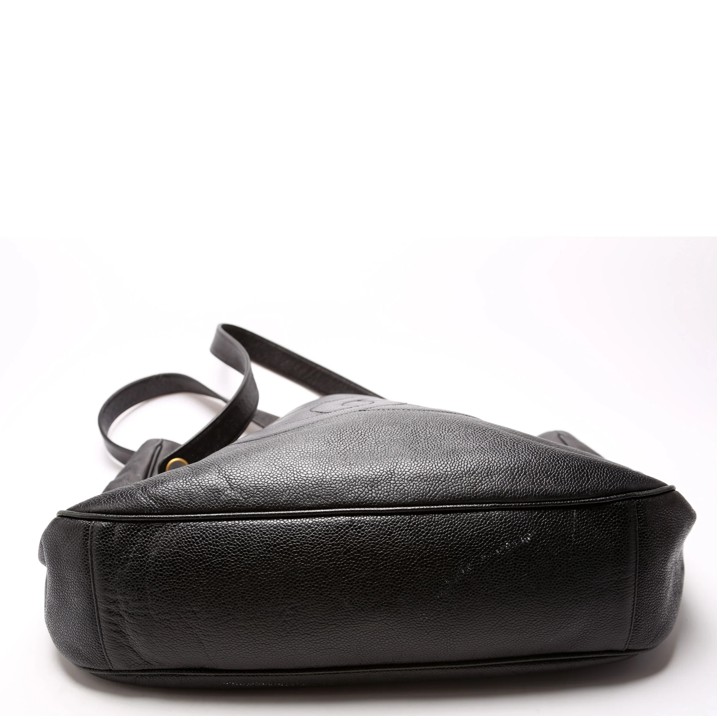 Timeless CC Extra Large Jumbo Shopper Caviar 3m Black - Image 4