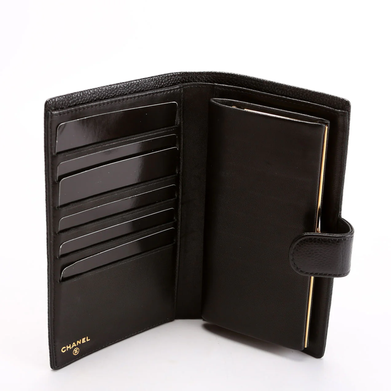 Timeless CC French Wallet Caviar 10M Black - Image 5