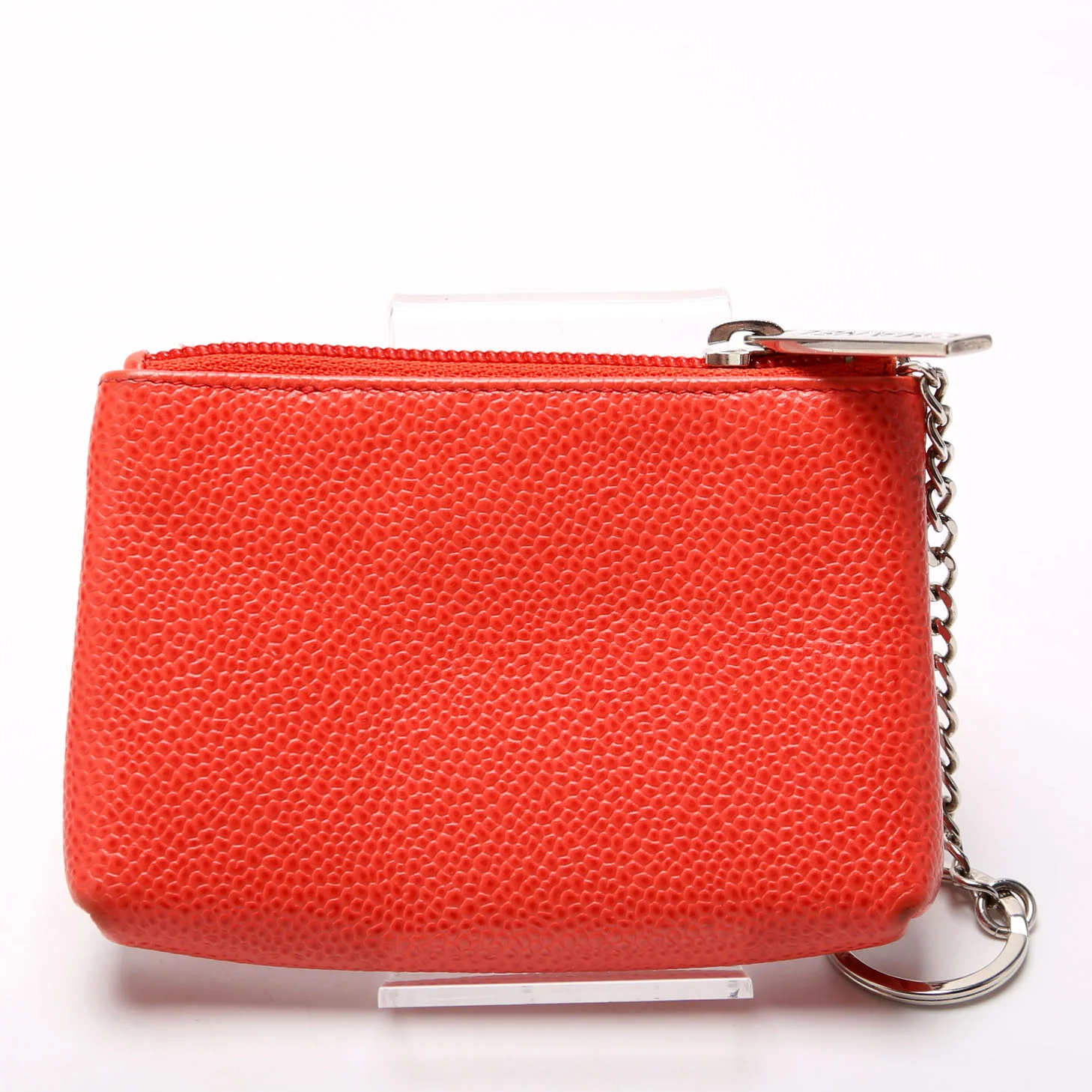 Timeless CC Key HOlder Caviar Coral - Image 3