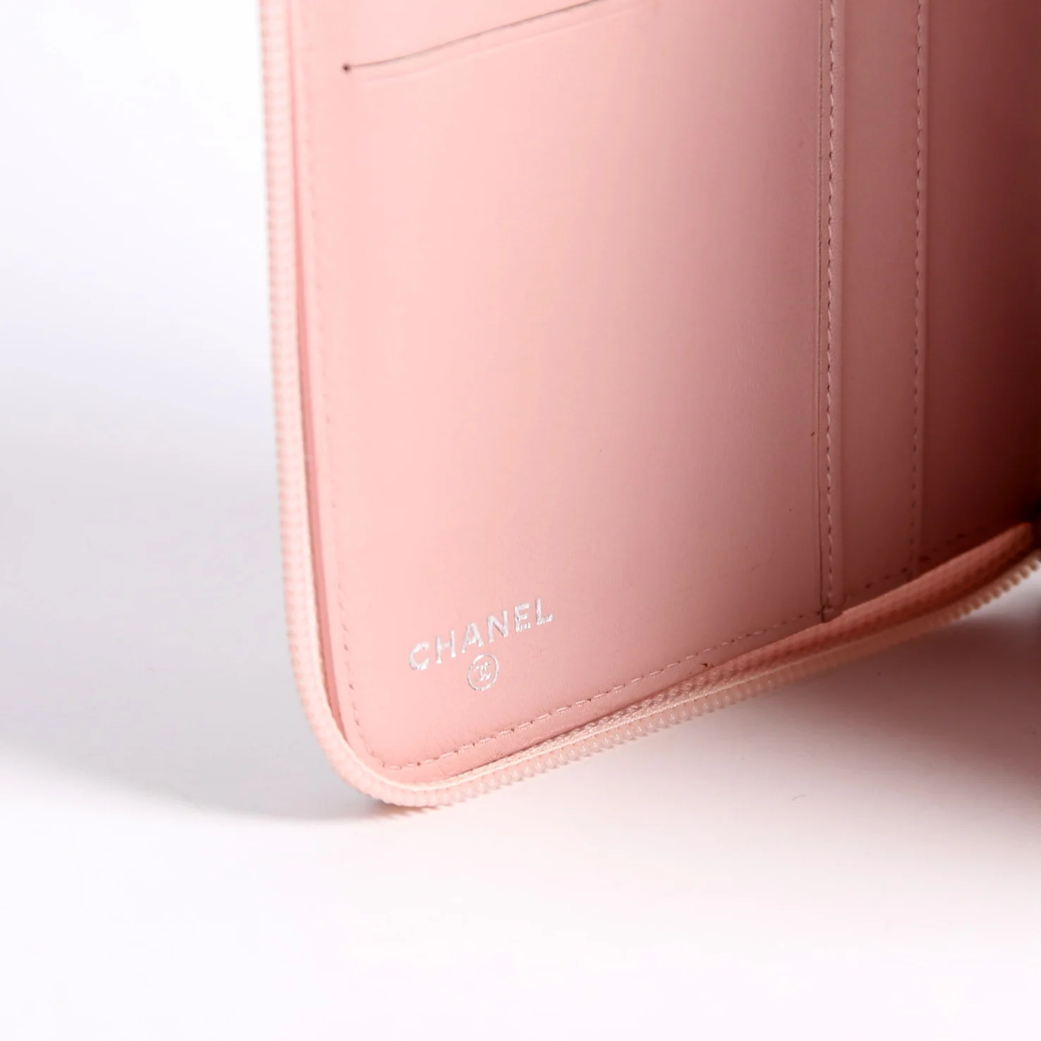 Timeless CC Zip Around Organizer Wallet 14M Pink - Image 12