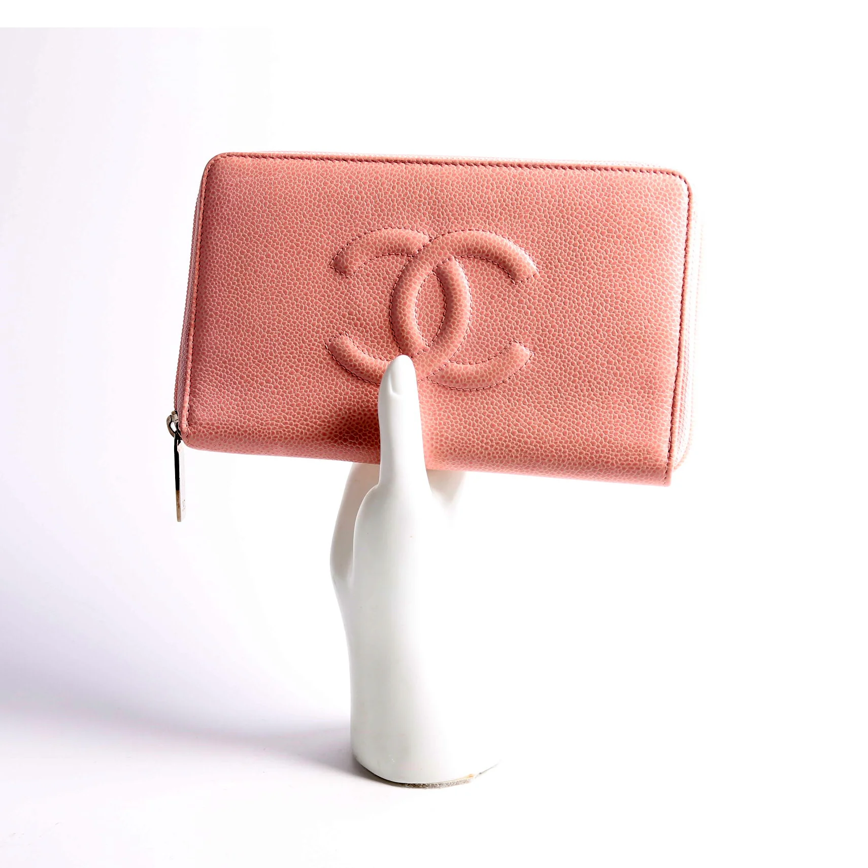Timeless CC Zip Around Organizer Wallet 14M Pink - Image 13