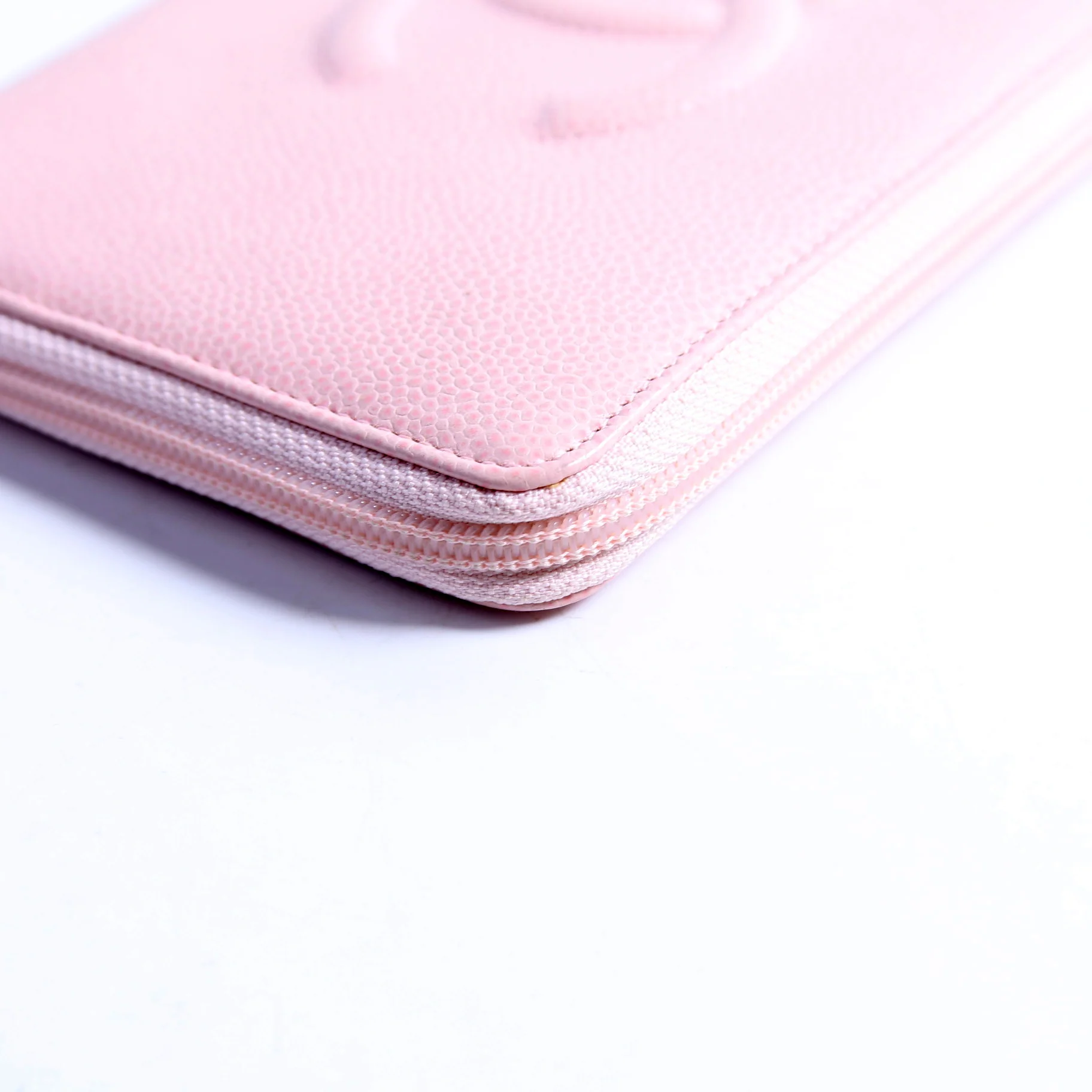 Timeless CC Zip Around Organizer Wallet 14M Pink - Image 8