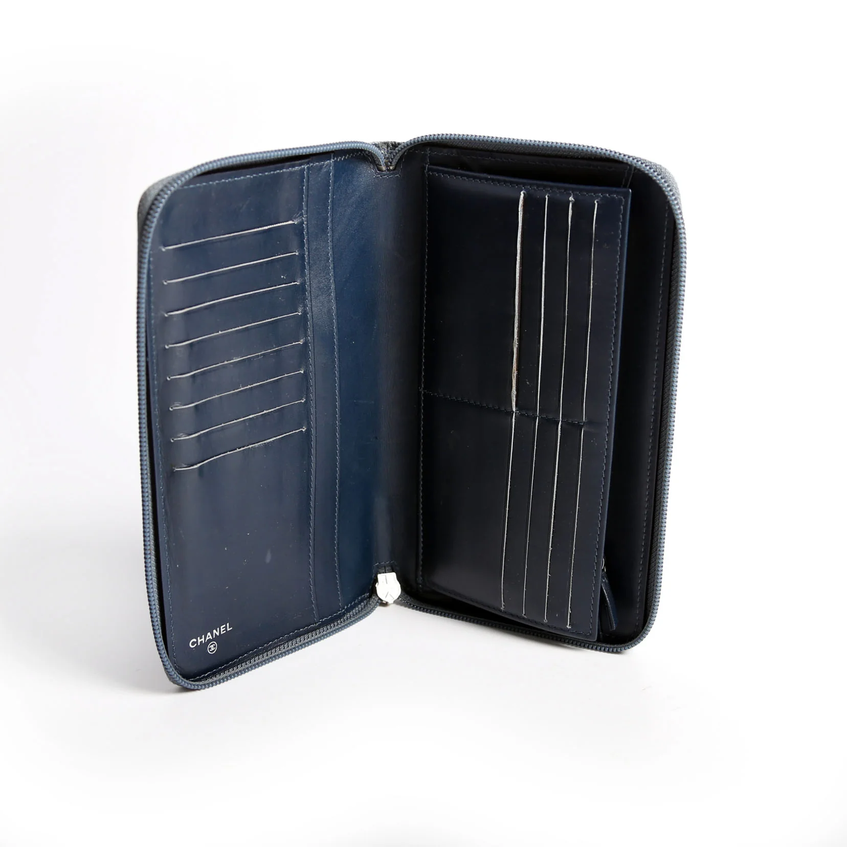 Timeless CC Zip Around Organizer Wallet 17M Slate - Image 11