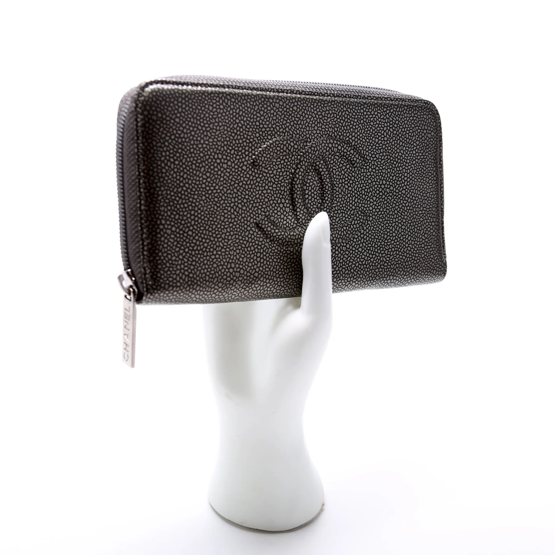 Timeless CC Zip Around Wallet Grey - Image 9