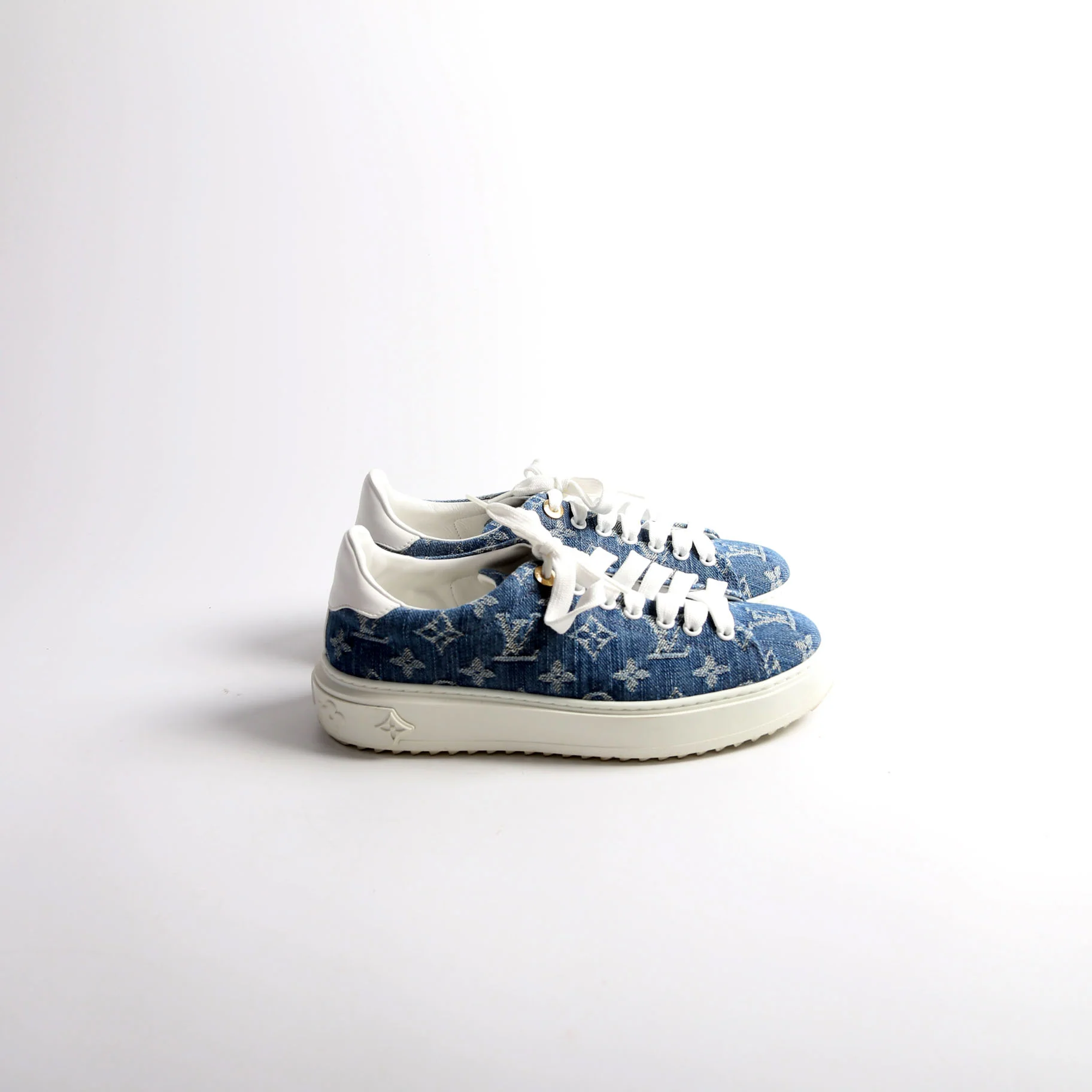 Timeout Denim Sneakers Size 38 - Image 5