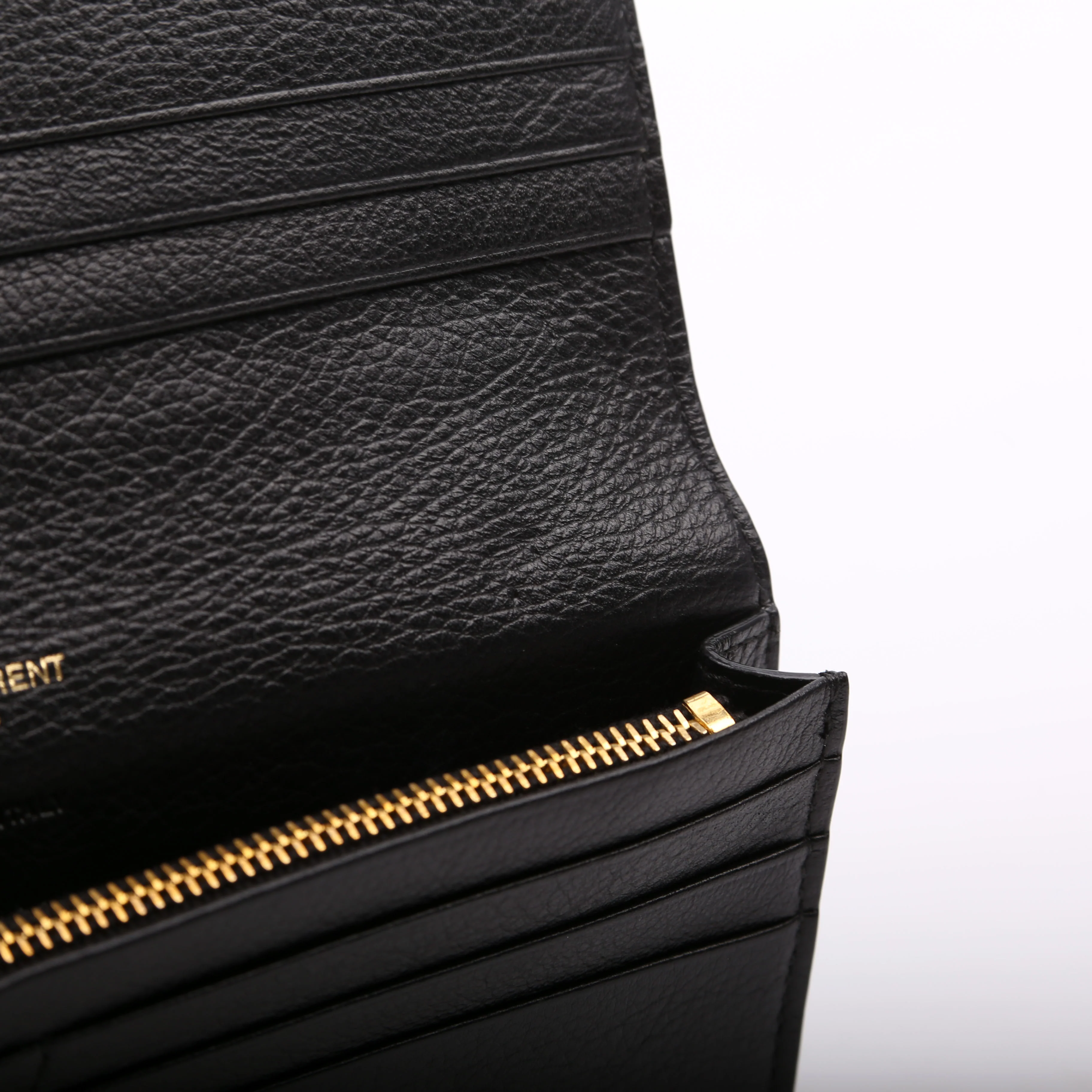 Tiny Cassandre Flat Wallet 635542 Black - Image 12
