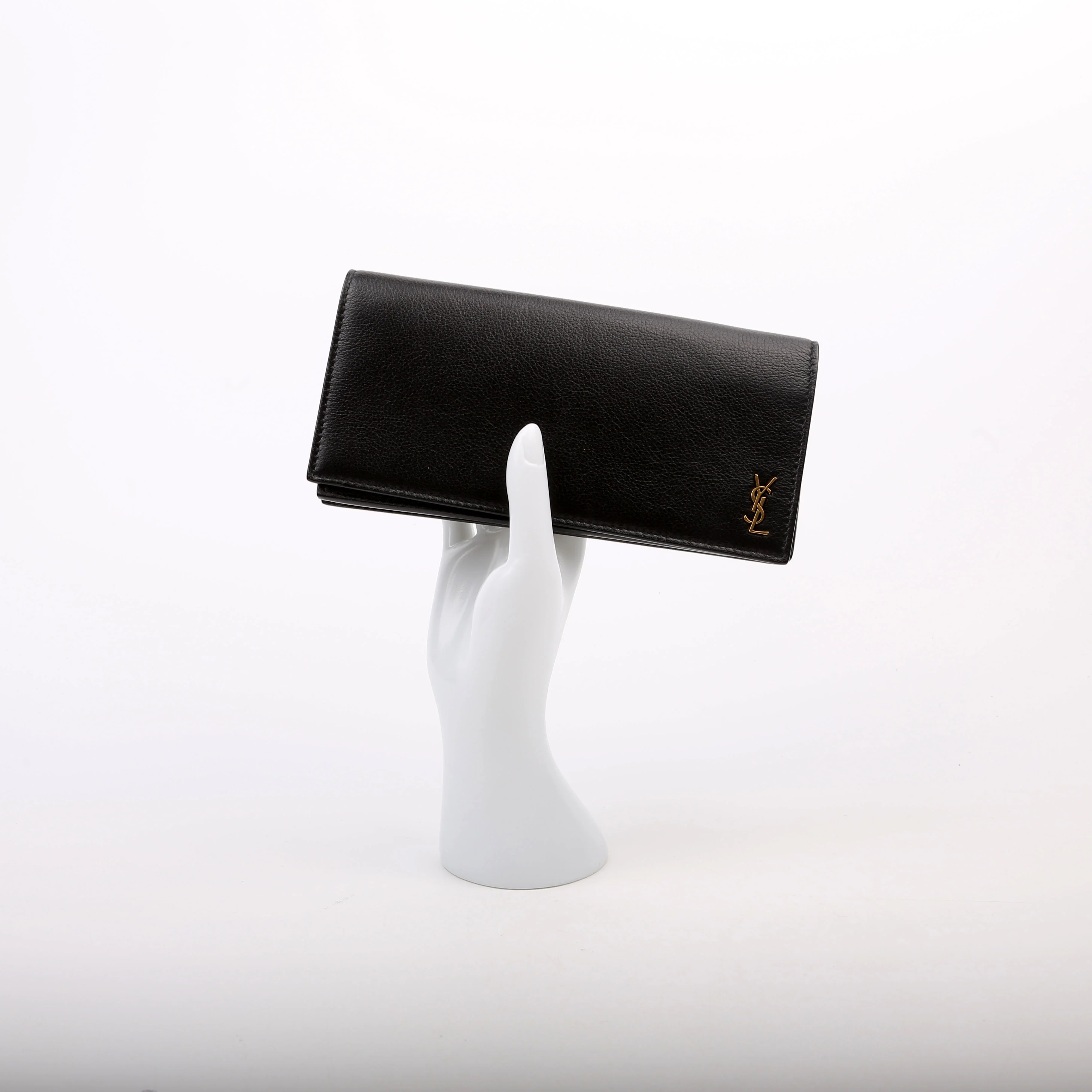 Tiny Cassandre Flat Wallet 635542 Black - Image 13