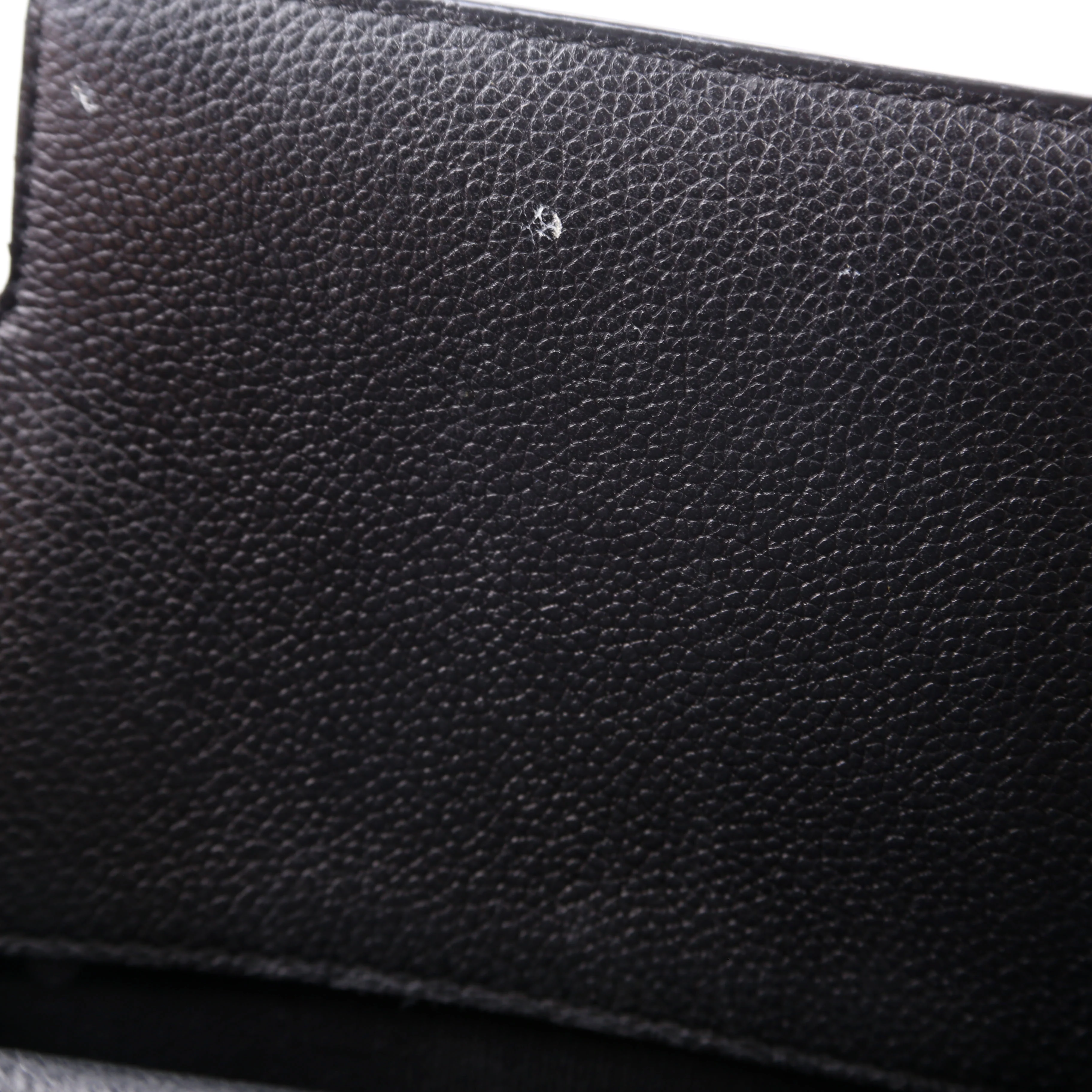 Title Bag Small Grained Calfskin Black - Image 11