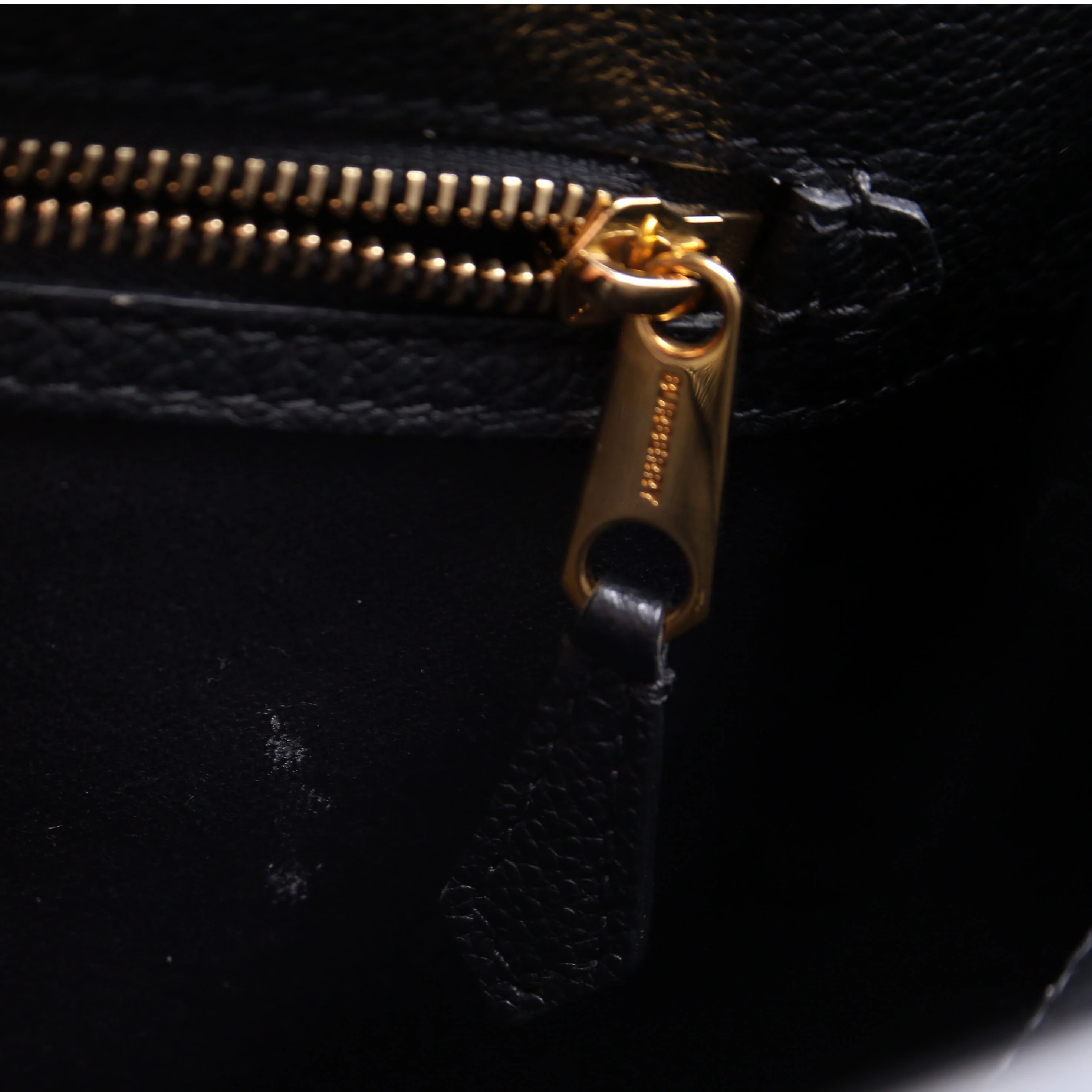 Title Bag Small Grained Calfskin Black - Image 15