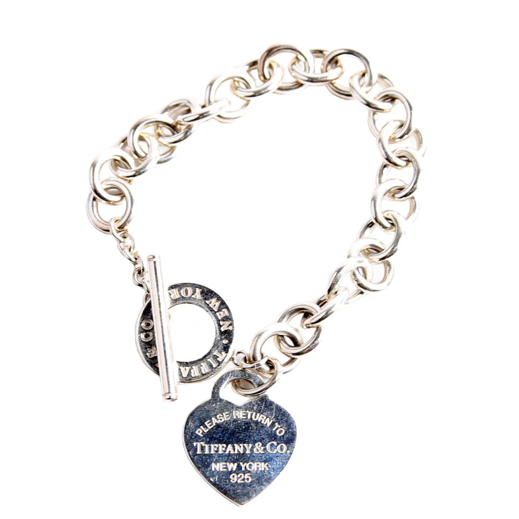 Toggle Heart Please Return To Bracelet 925