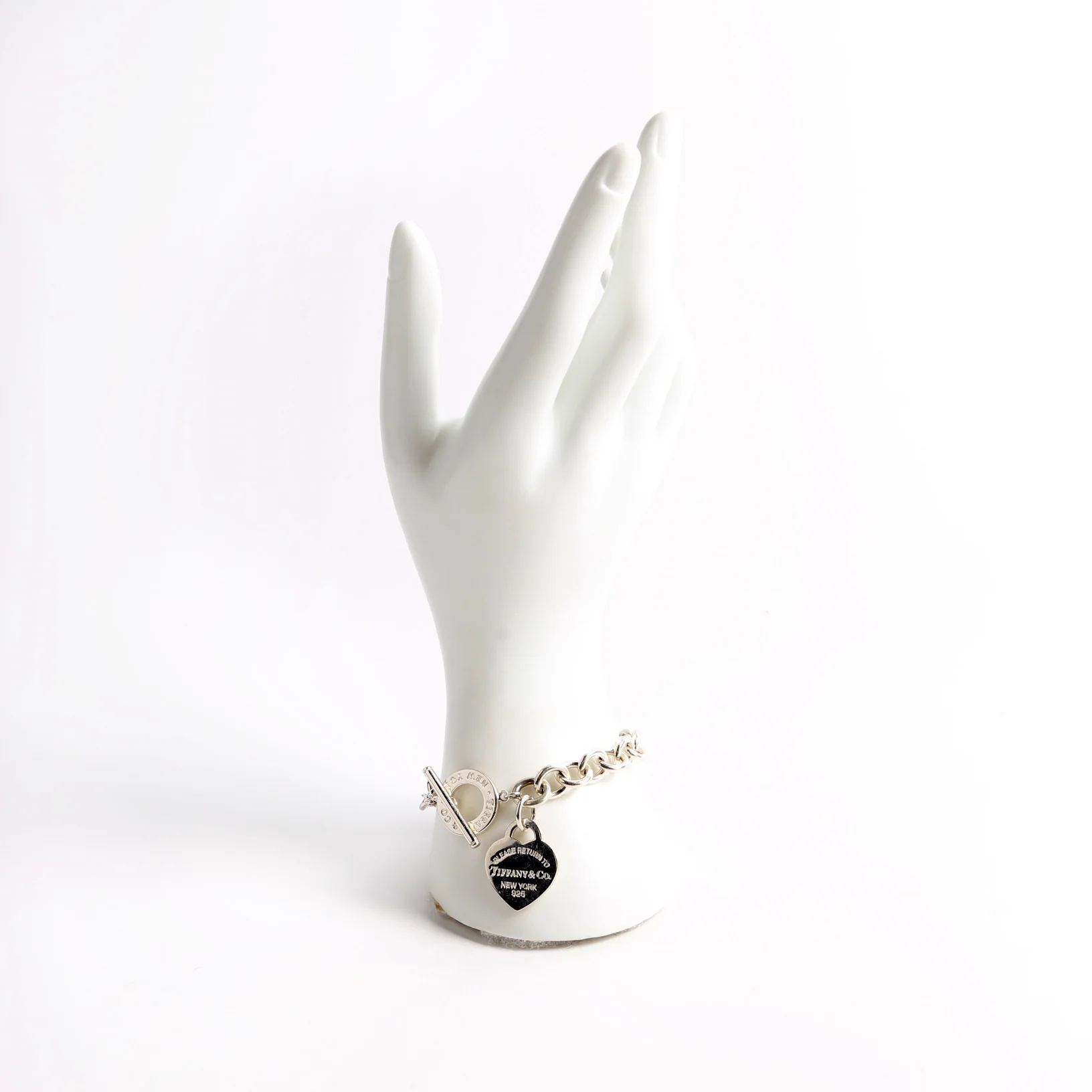 Toggle Heart Please Return To Bracelet 925 - Image 5