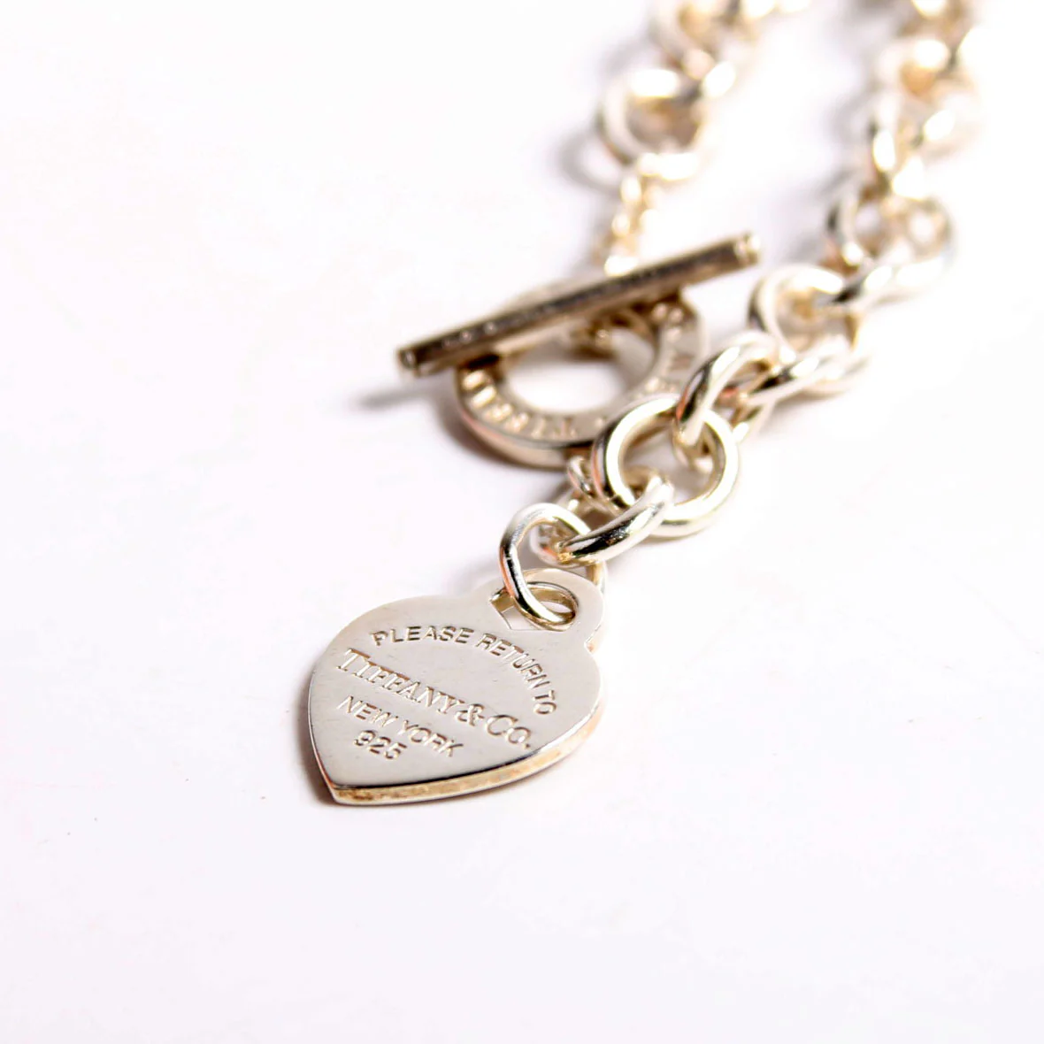 Toggle Heart Please Return To Bracelet 925 - Image 2