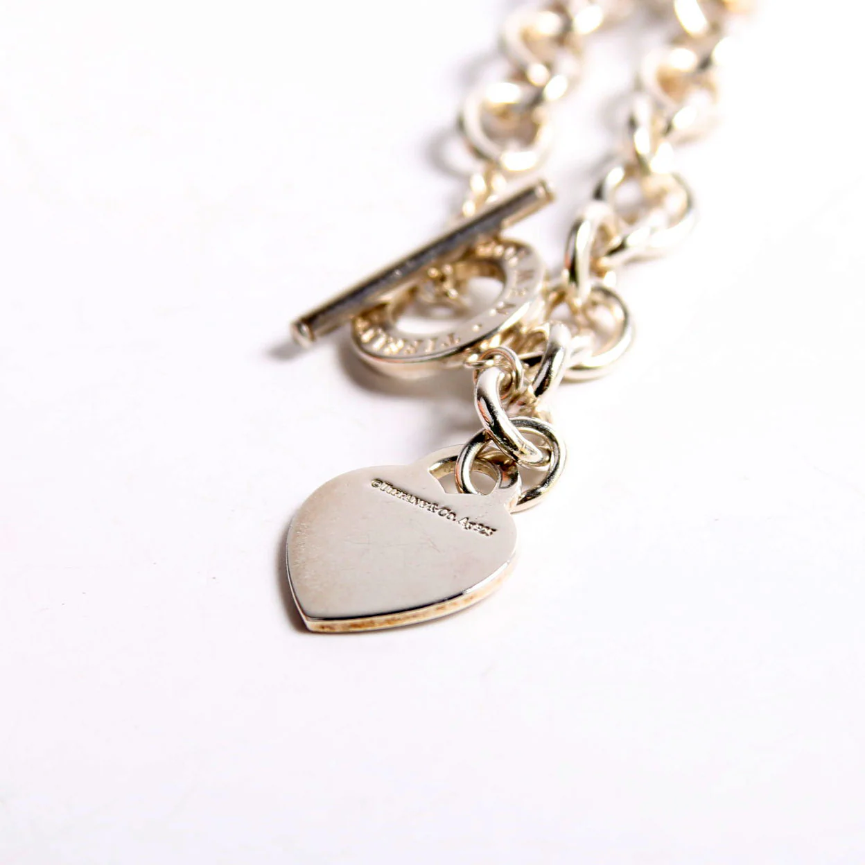 Toggle Heart Please Return To Bracelet 925 - Image 3