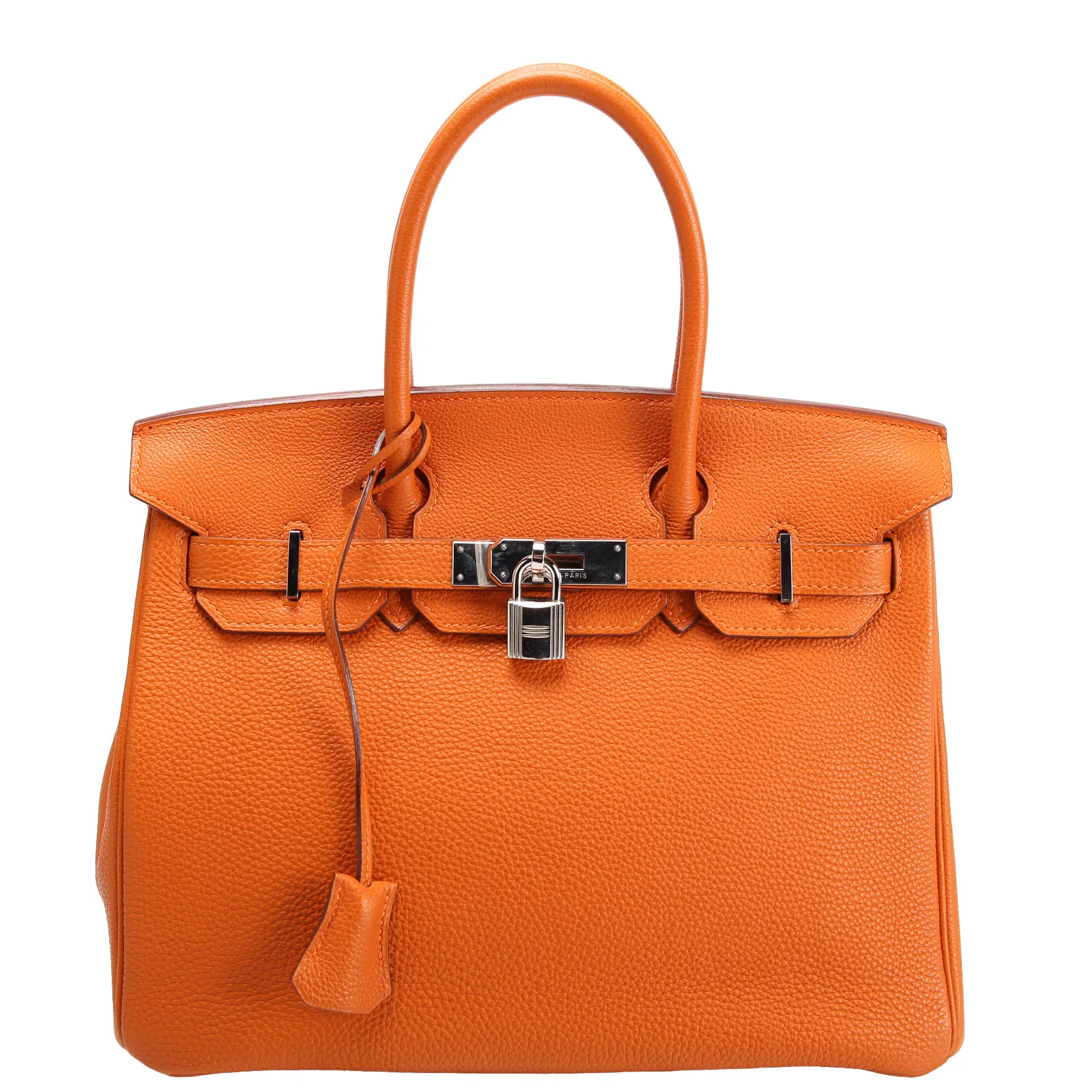 Togo Birkin 30 Classic Orange/Palladium