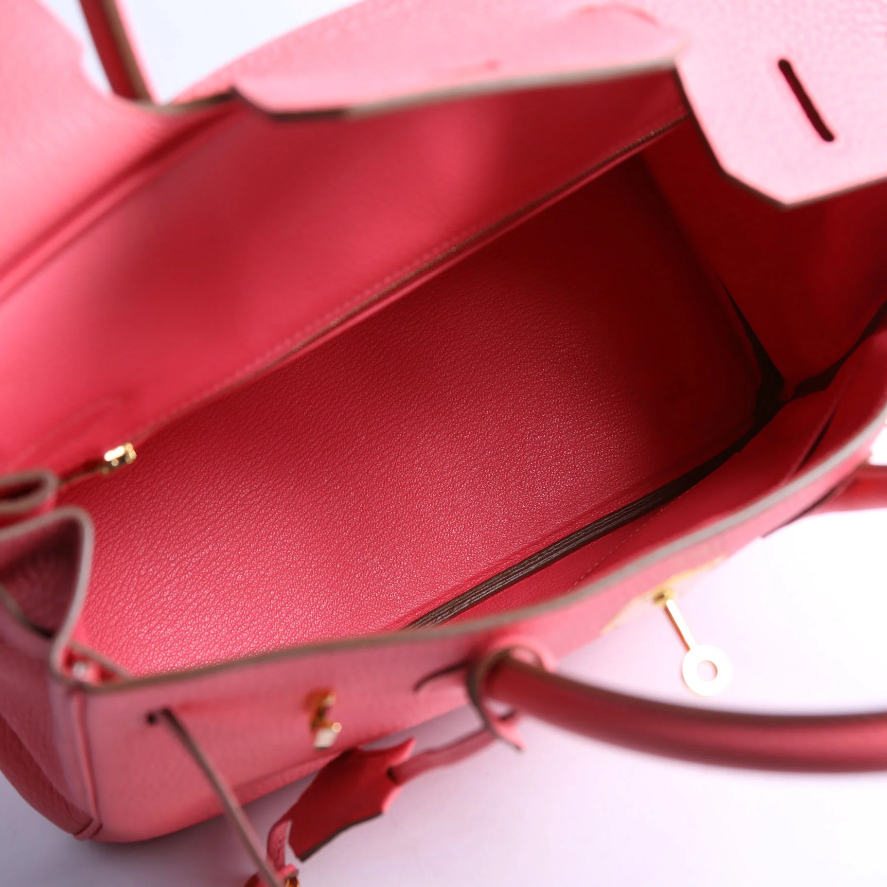 Togo Birkin 30 Rose Lip Stick/Gold - Image 17